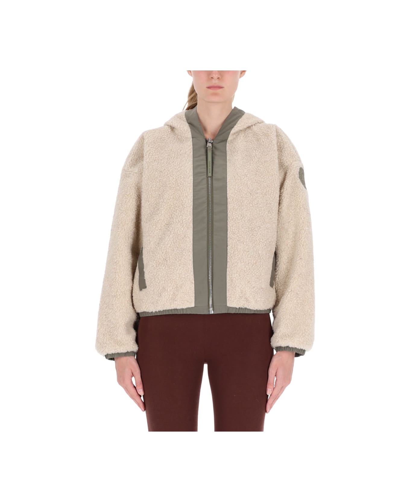 Canada Goose 'alberni' Reversible Bomber Jacket - BEIGE