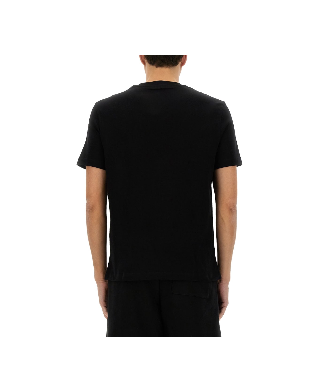 Helmut Lang Embossed Logo T-shirt - BLACK