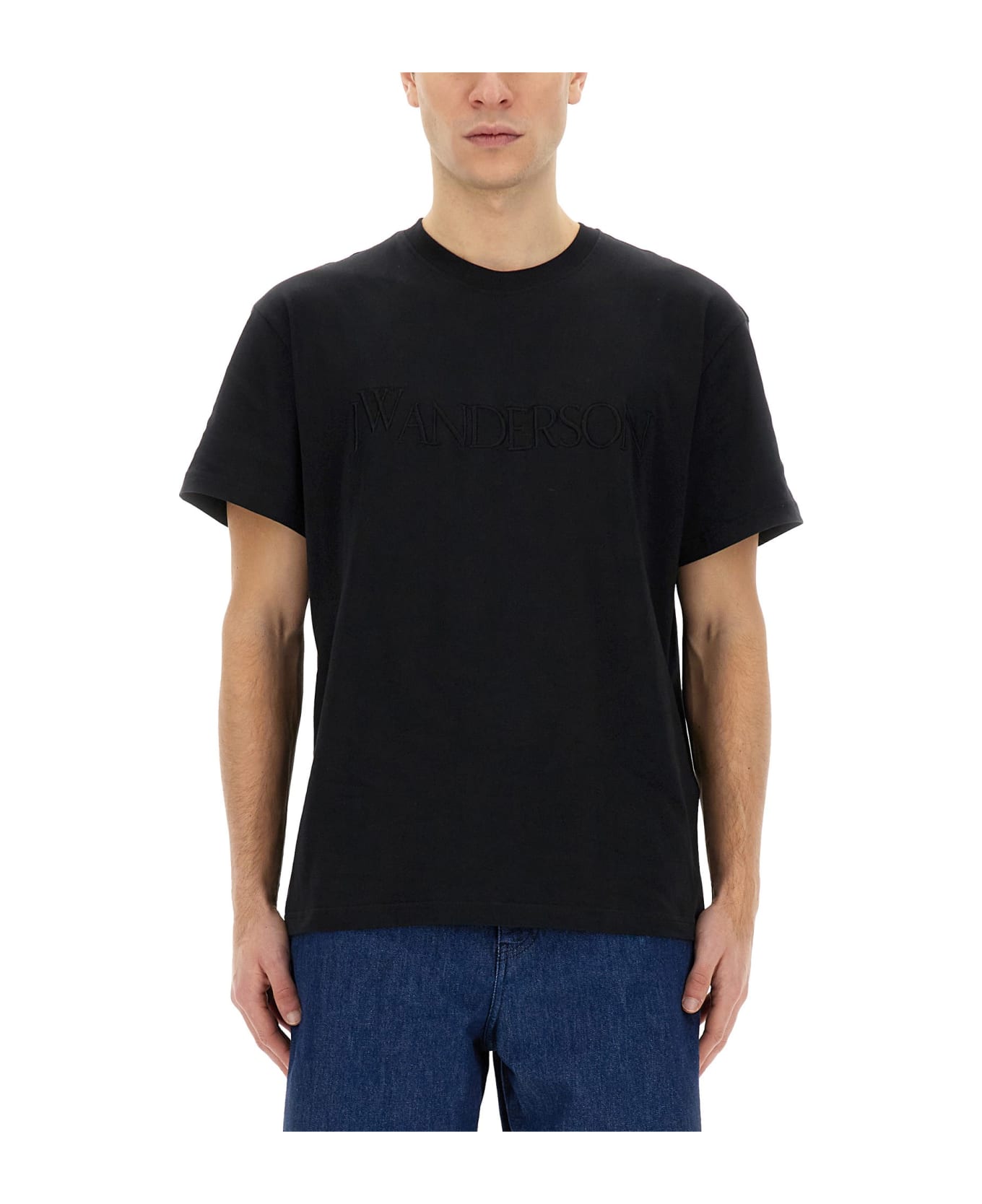 J.W. Anderson T-shirt With Logo - Black シャツ