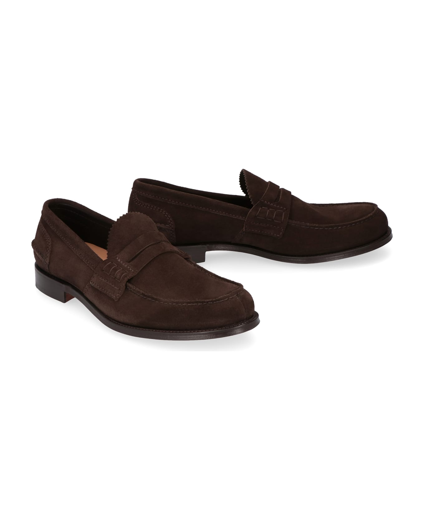 Church's Pembrey Suede Loafers - brown