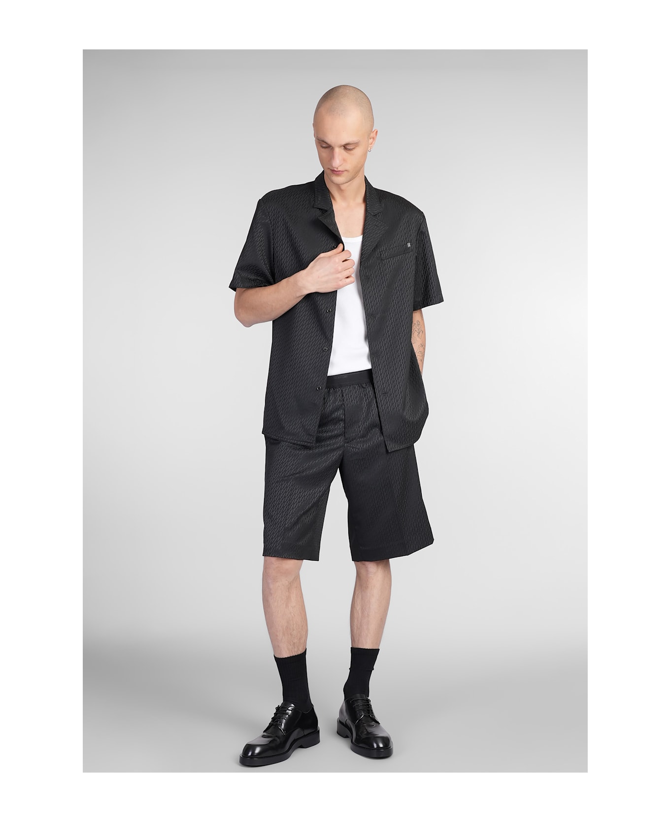 Helmut Lang Shirt In Black Polyester - black