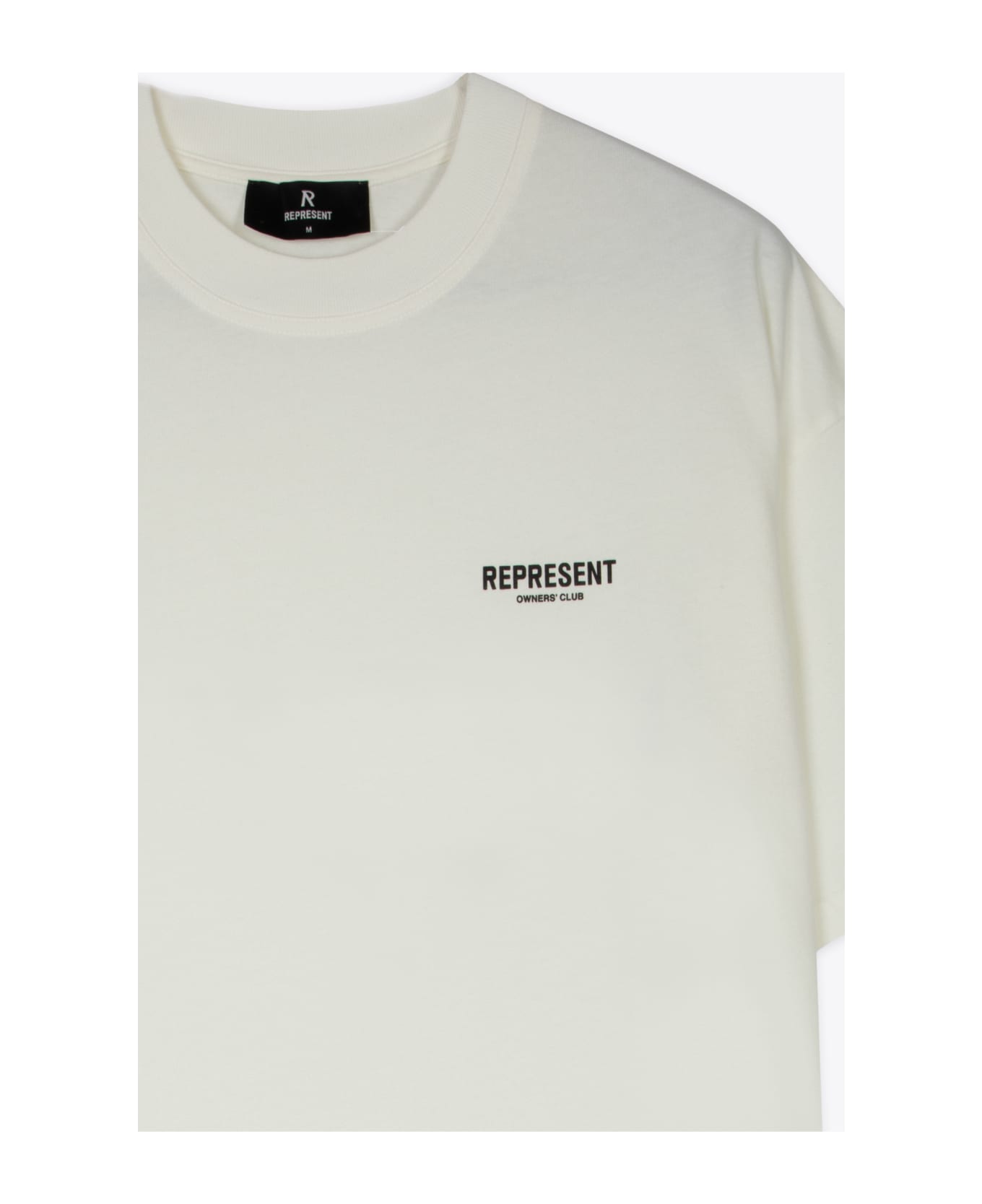 REPRESENT Owners Club T-shirt White cotton t-shirt with logo - Owners Club T-shirt - Bianco