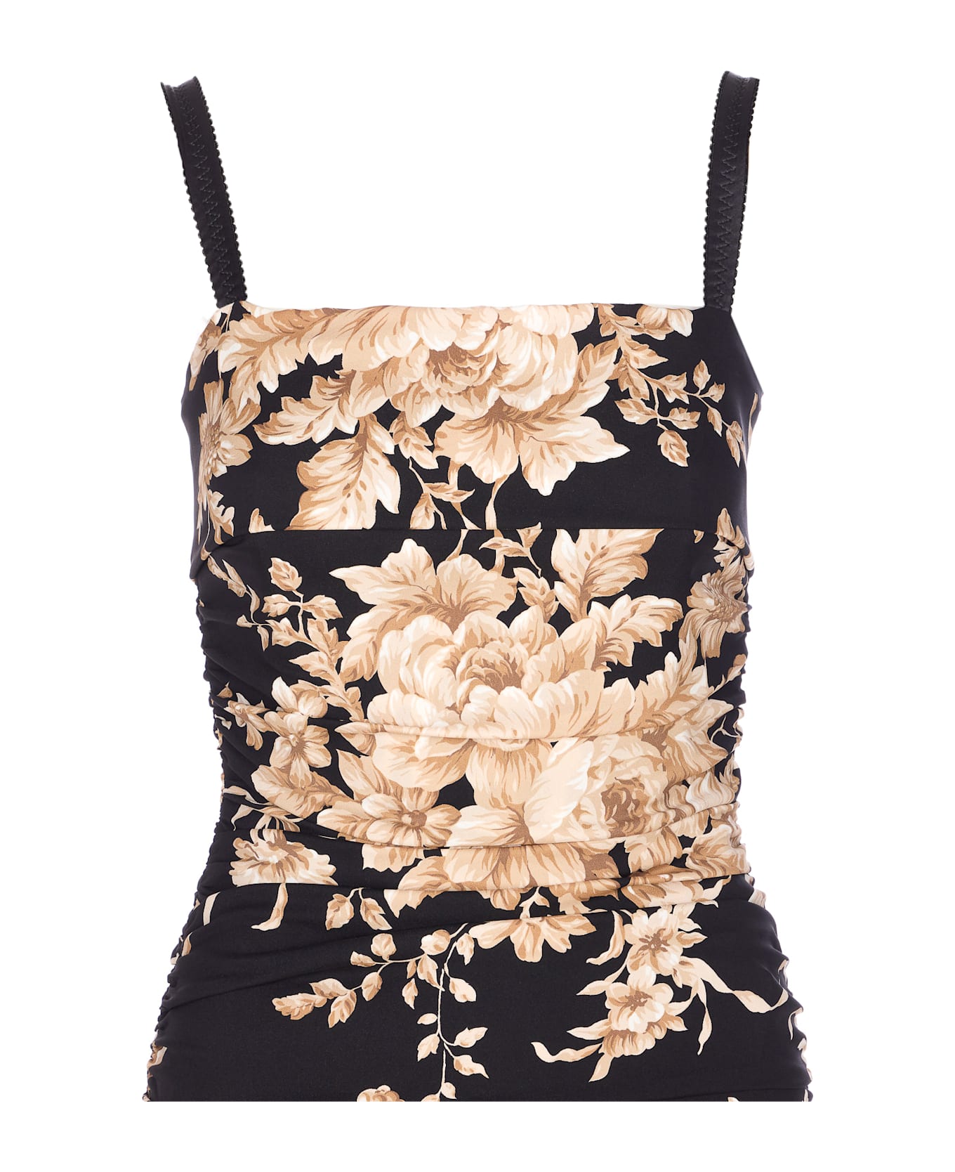 Dolce 
Gabbana Roses Print Dress - Black