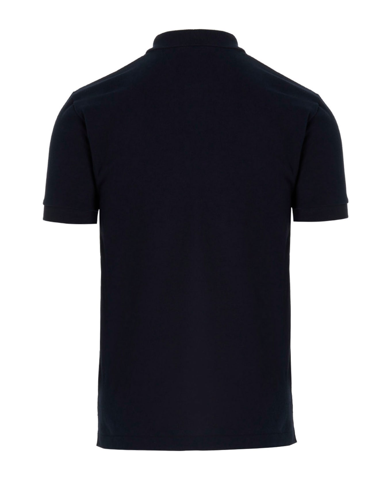 Comme des Garçons Logo Patch Polo Shirt - Blue