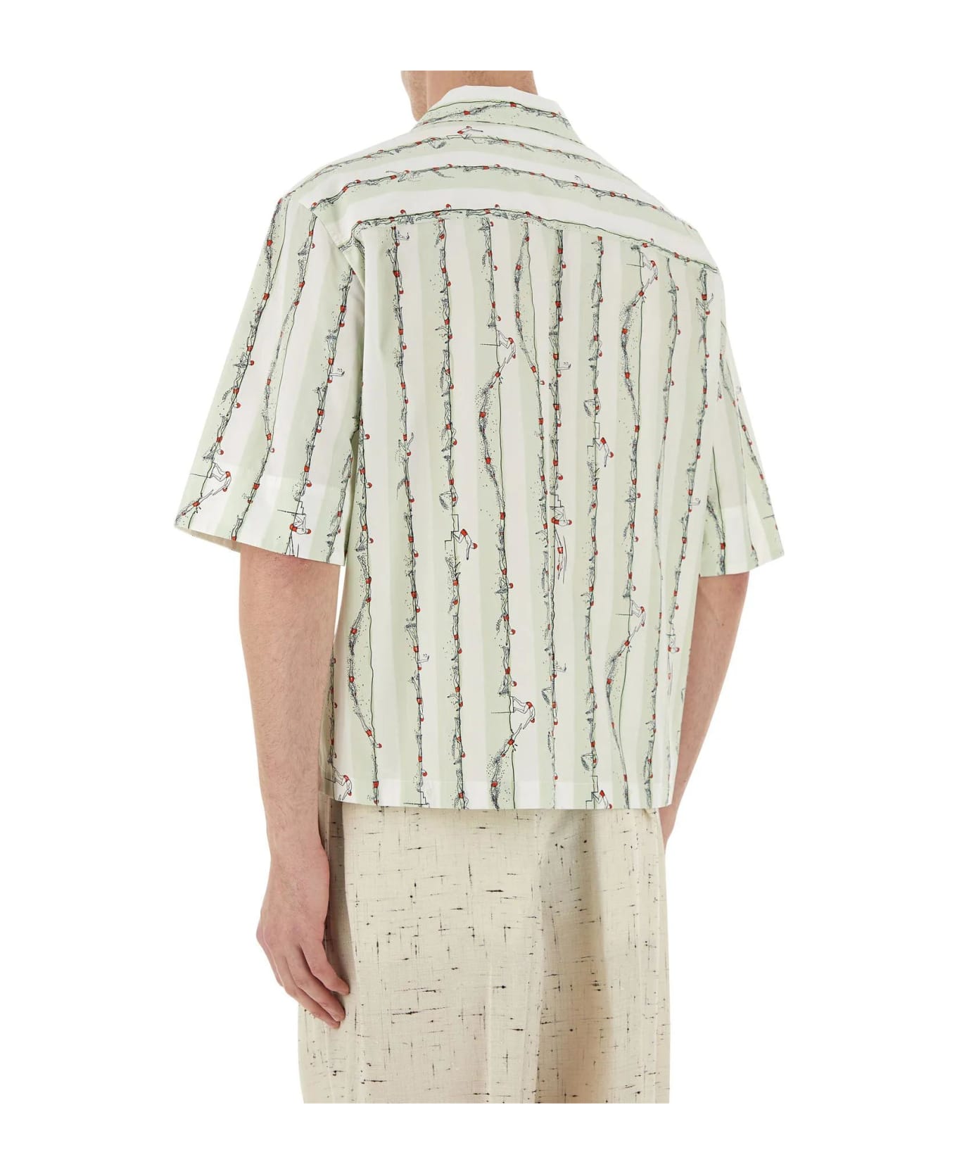 Bottega Veneta Embroidered Poplin Shirt シャツ
