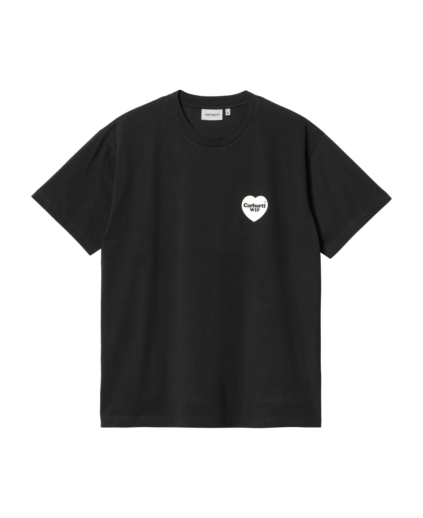 Carhartt S S Heart Bandana T-shirt - Black White