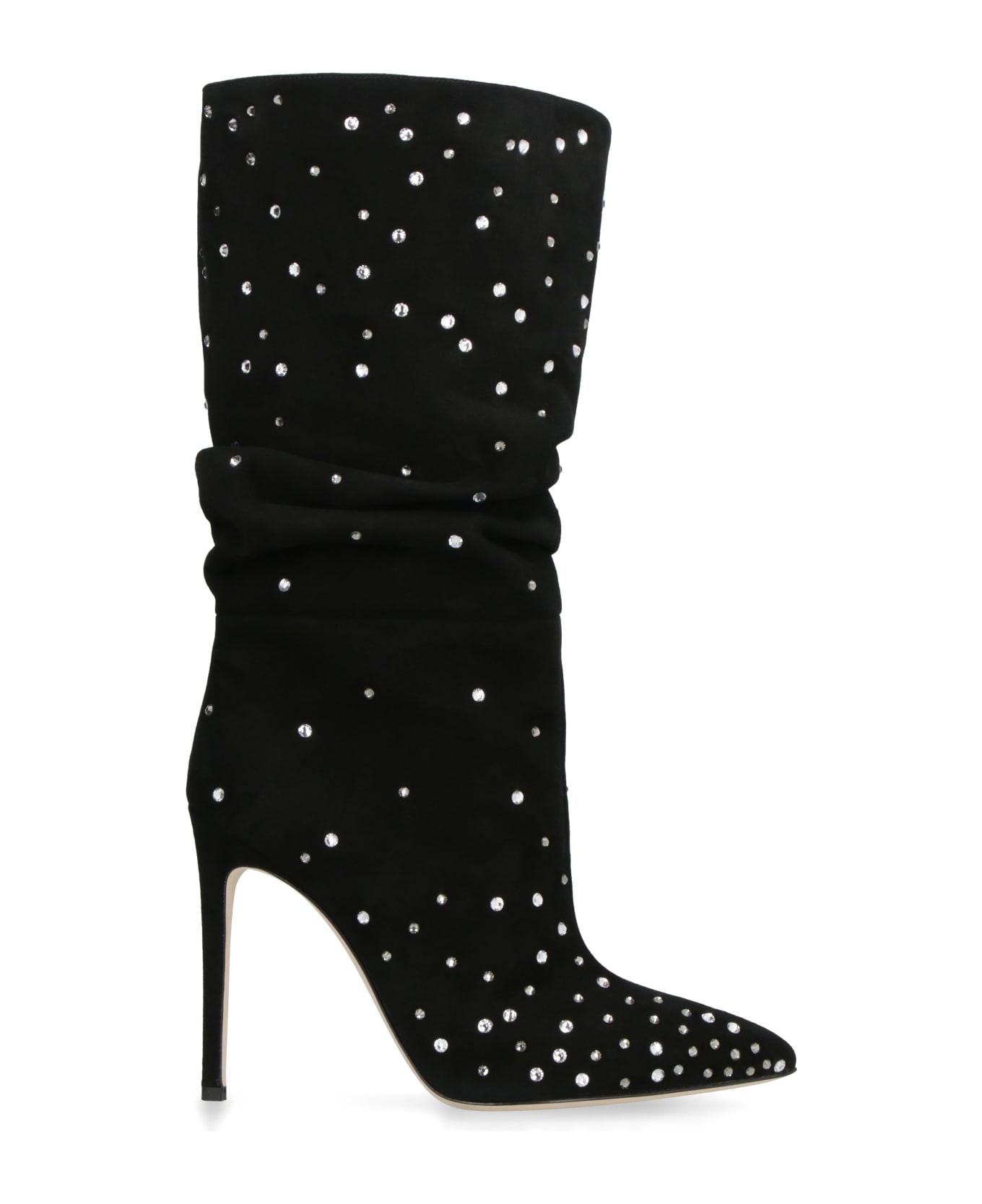 Paris Texas Holly Suede Knee High Boots - Black Diamond ブーツ