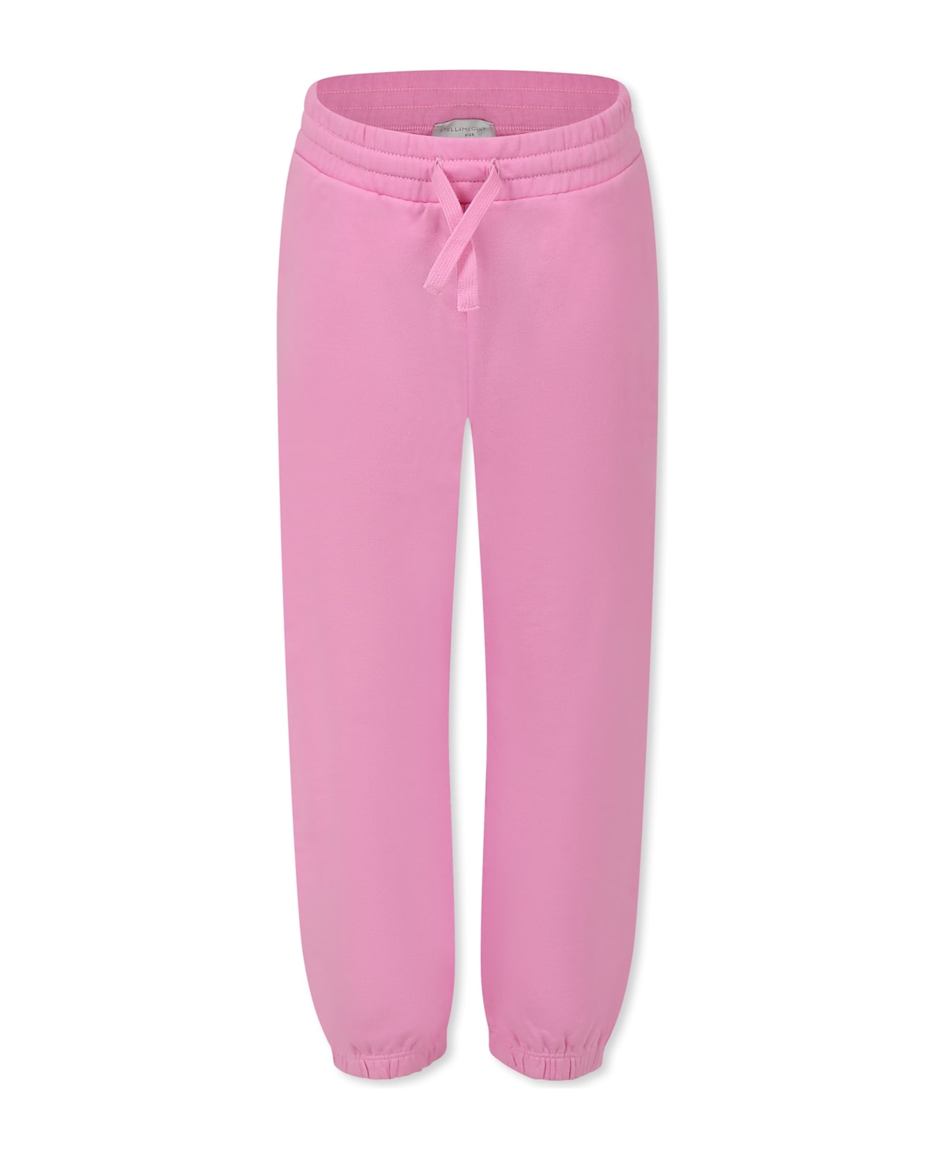 Stella McCartney Kids Pink Trousers For Girl With Strawberry - Pink