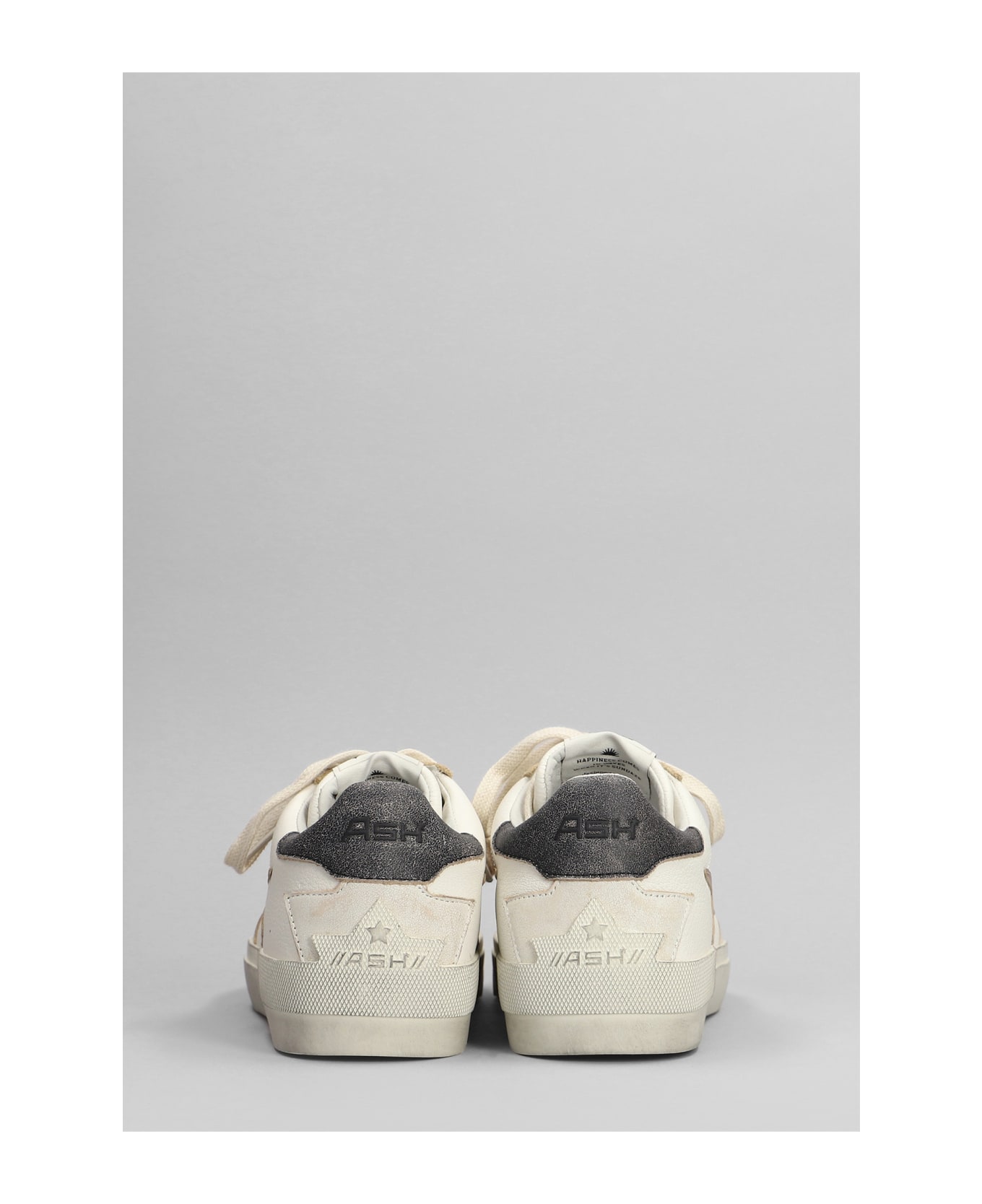 Ash Moonlight Sneakers In Beige Leather - beige