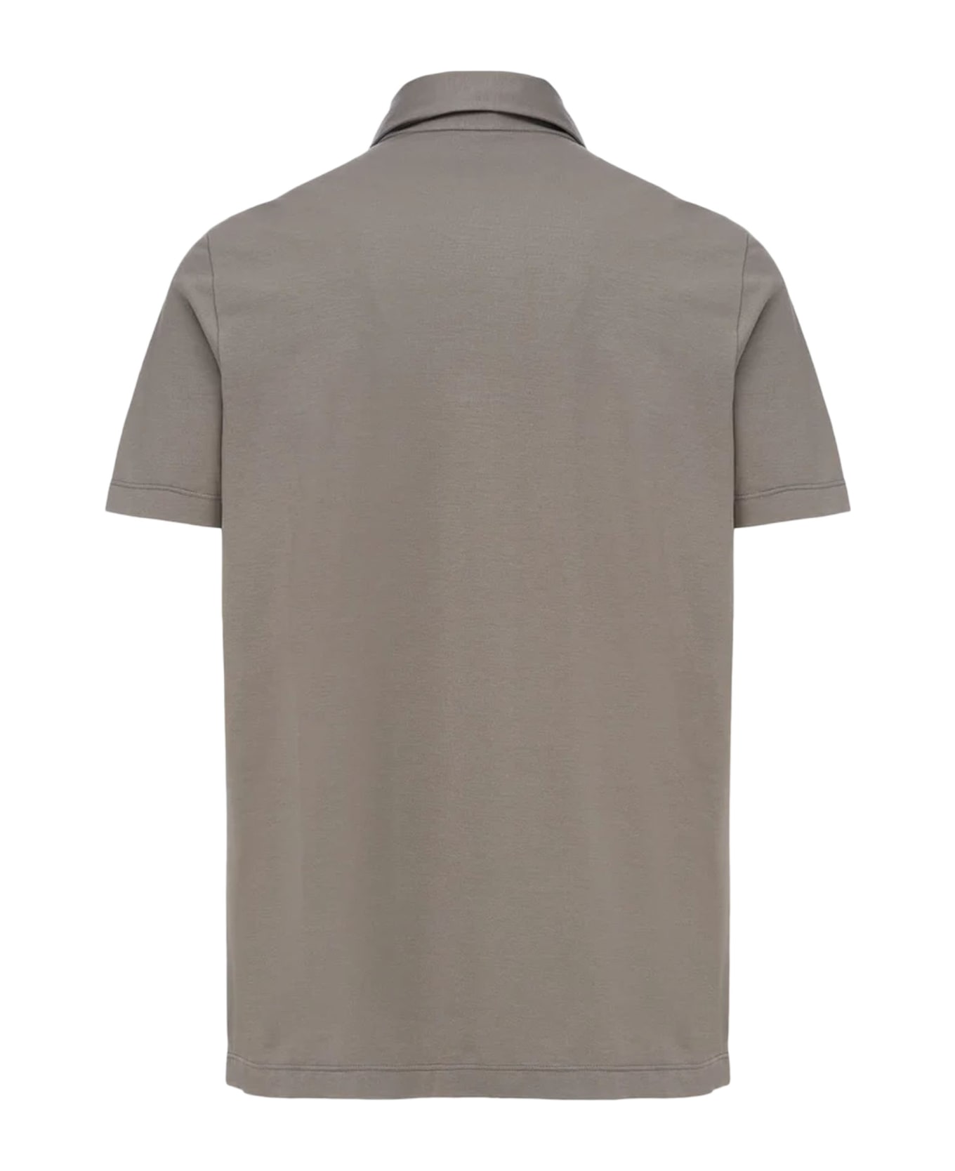 Malo Brown Stretch-cotton Polo Shirt - Brown