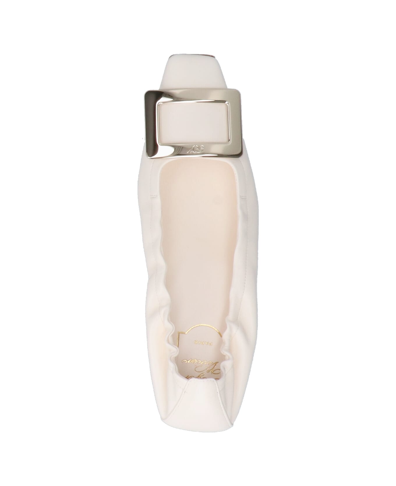 Roger Vivier 
belle Vivier
 Ballet Flats - Cream