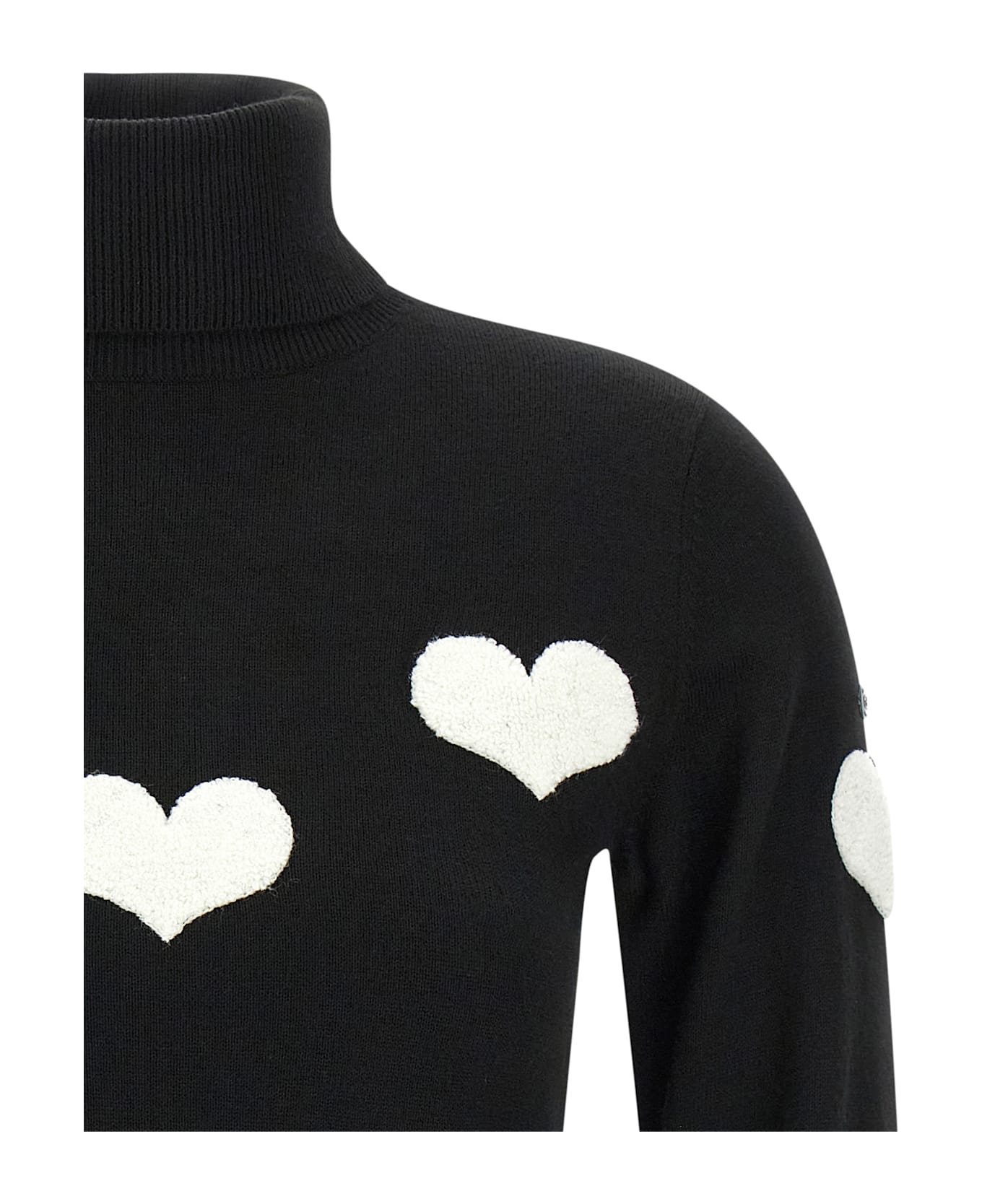 Goldbergh 'bacio' Turtleneck Sweater - White/Black