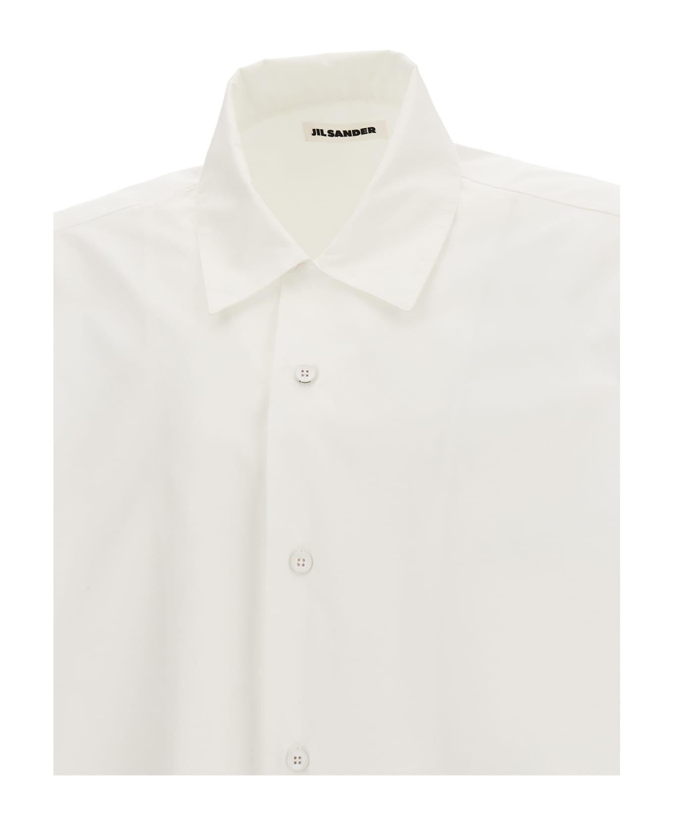 Jil Sander Cotton Bowling Shirt - White