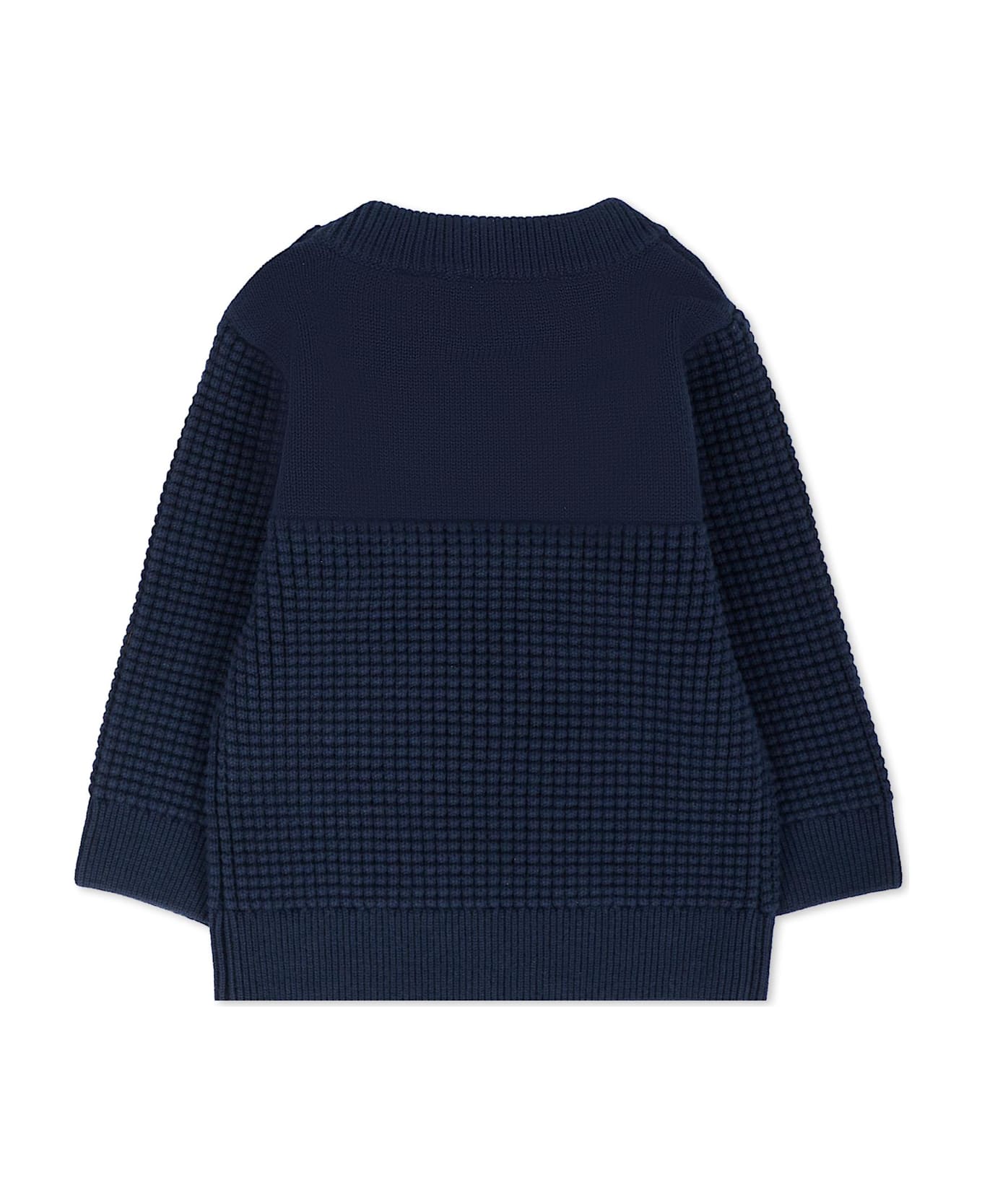 Timberland Maglione Blu Per Neonato Con Logo - Blue