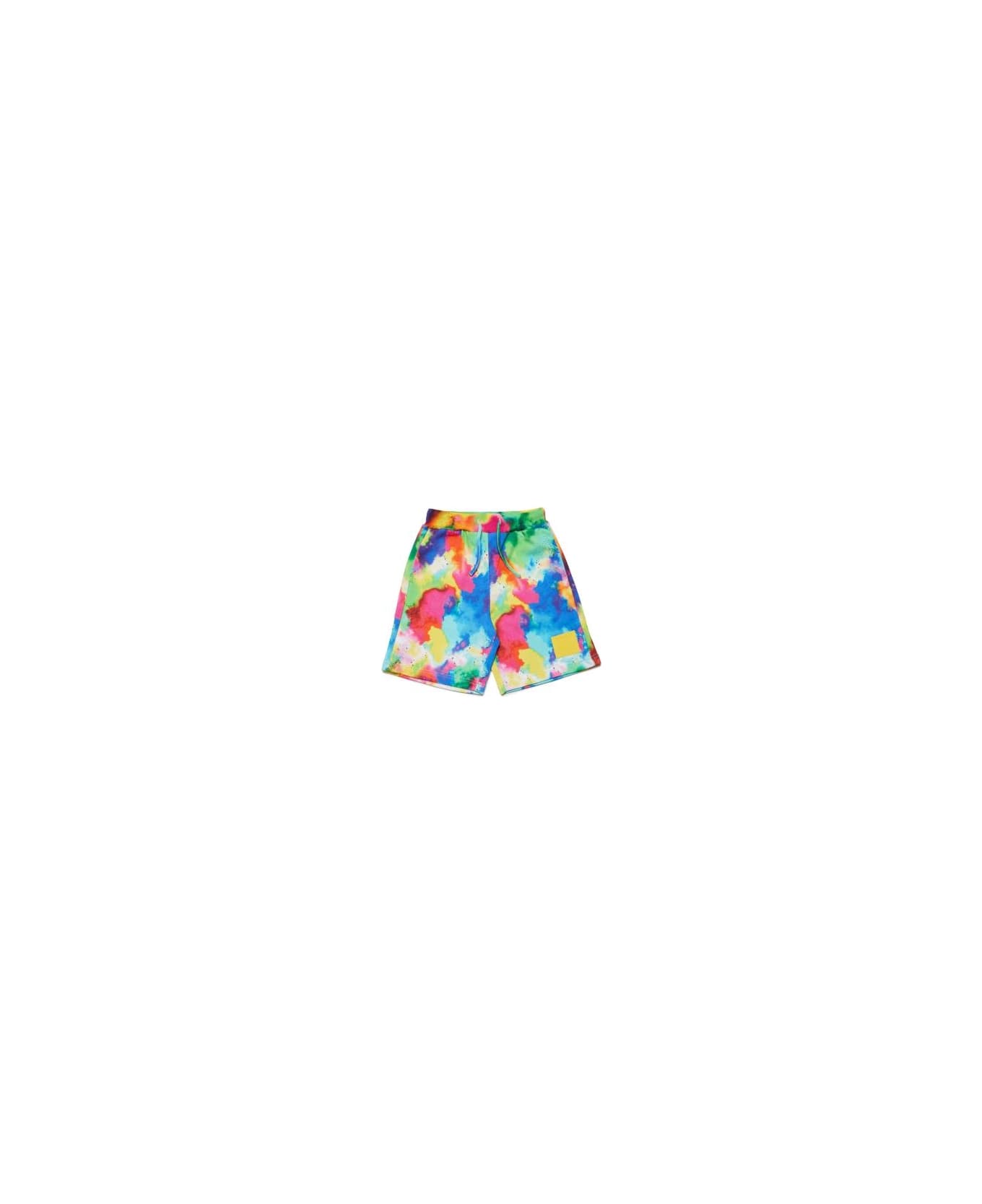 Dsquared2 Shorts Sportivi Con Stampa - Multicolor
