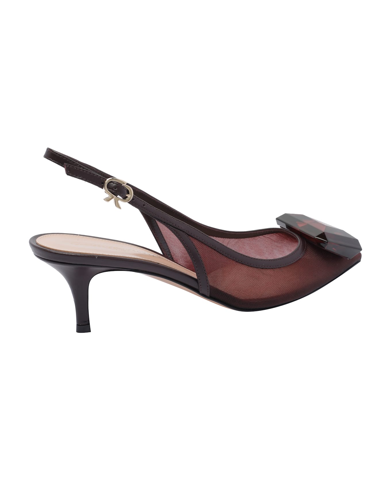 Gianvito Rossi Jaipur Slingback - Red