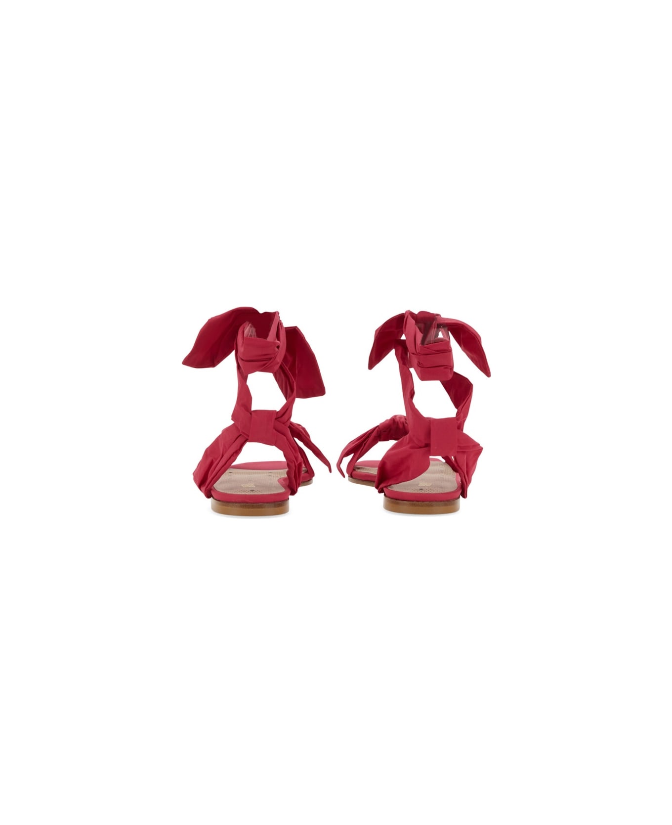 RED Valentino Knot Me Up Sandal - FUCHSIA