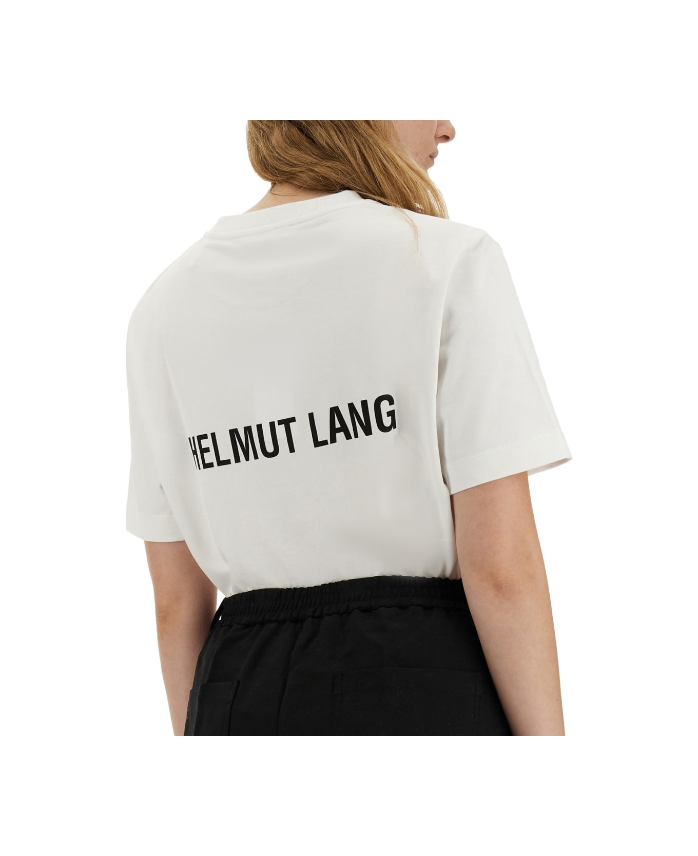 Helmut Lang T-shirt With Logo - WHITE