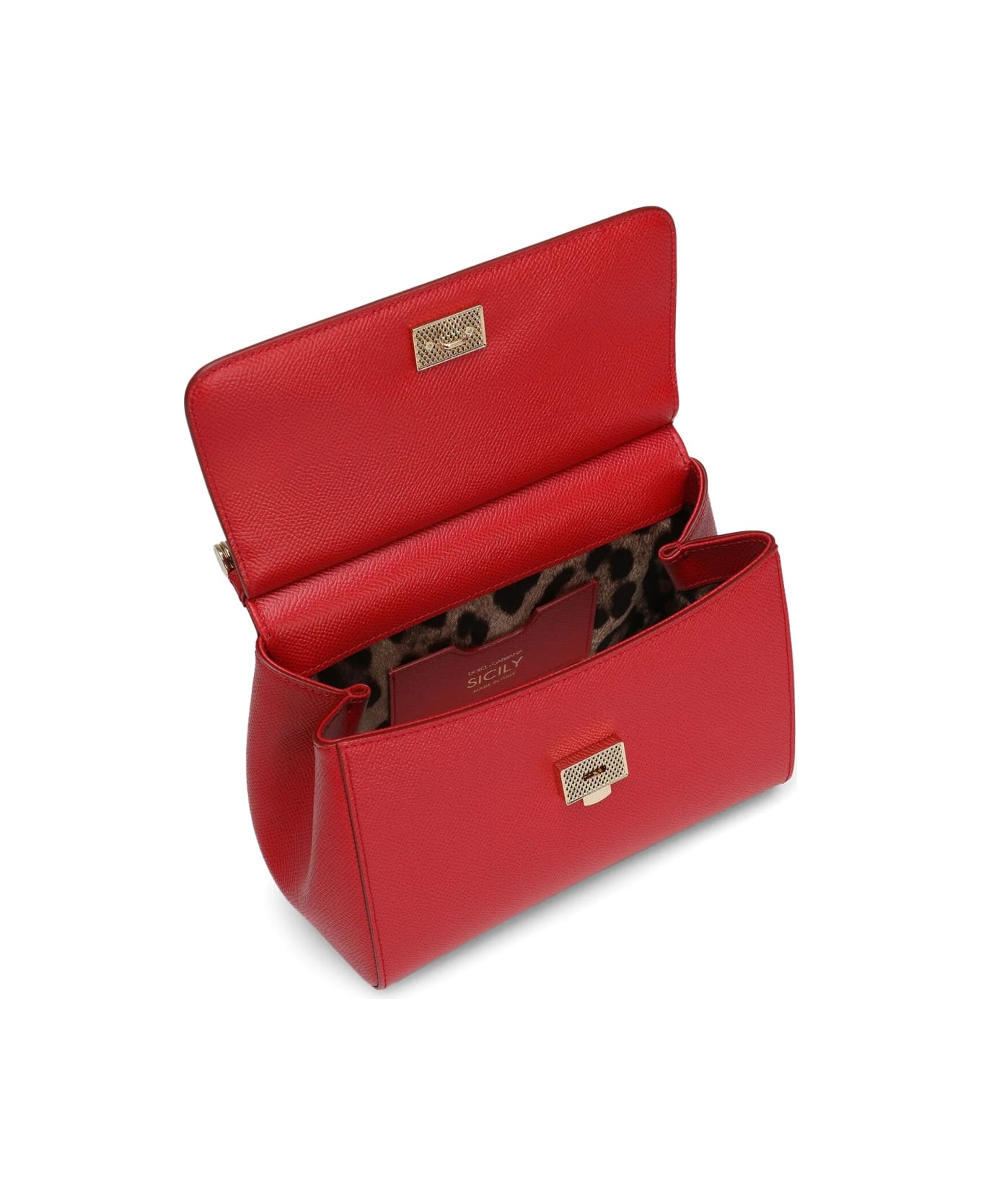 Dolce 
Gabbana Hand Bag "sicily" Medium - RED