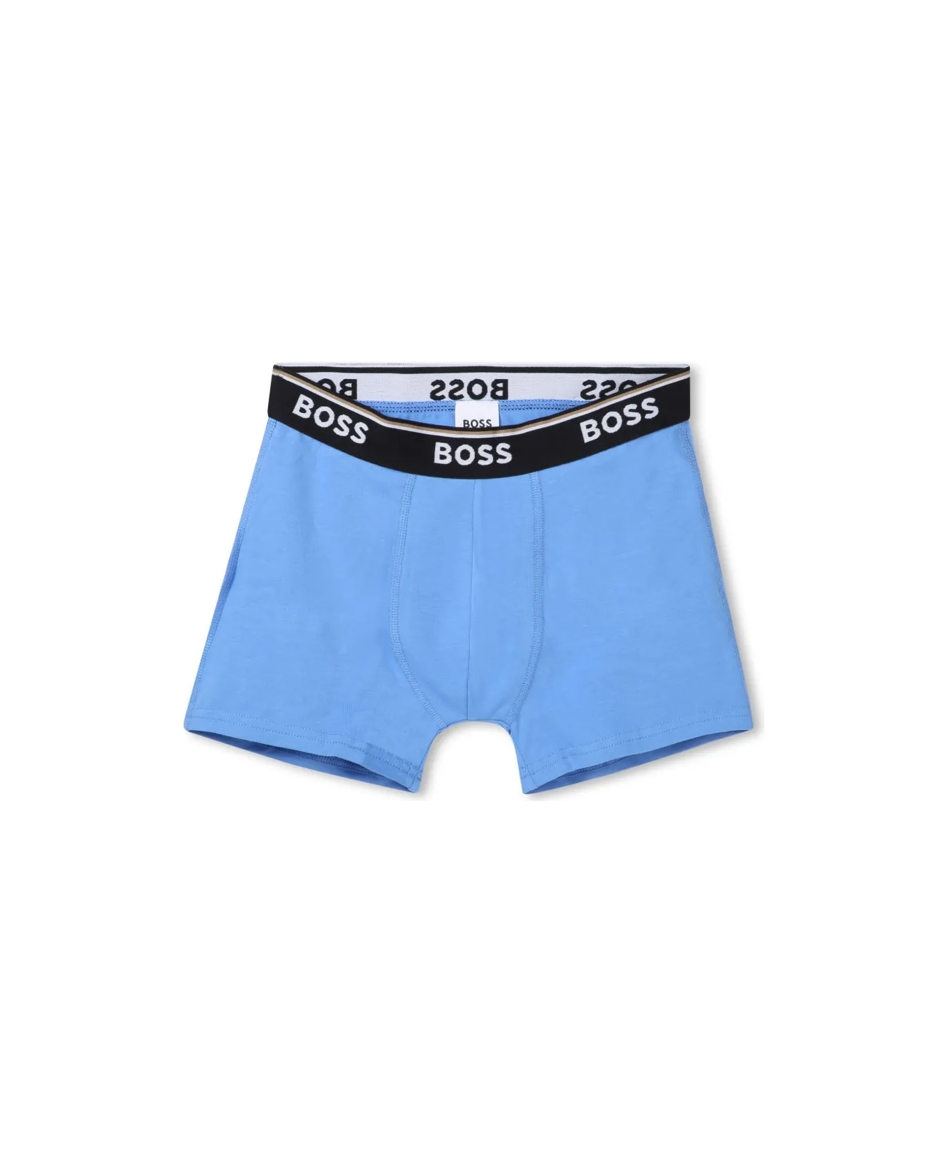 Hugo Boss Slip Con Logo - Blue