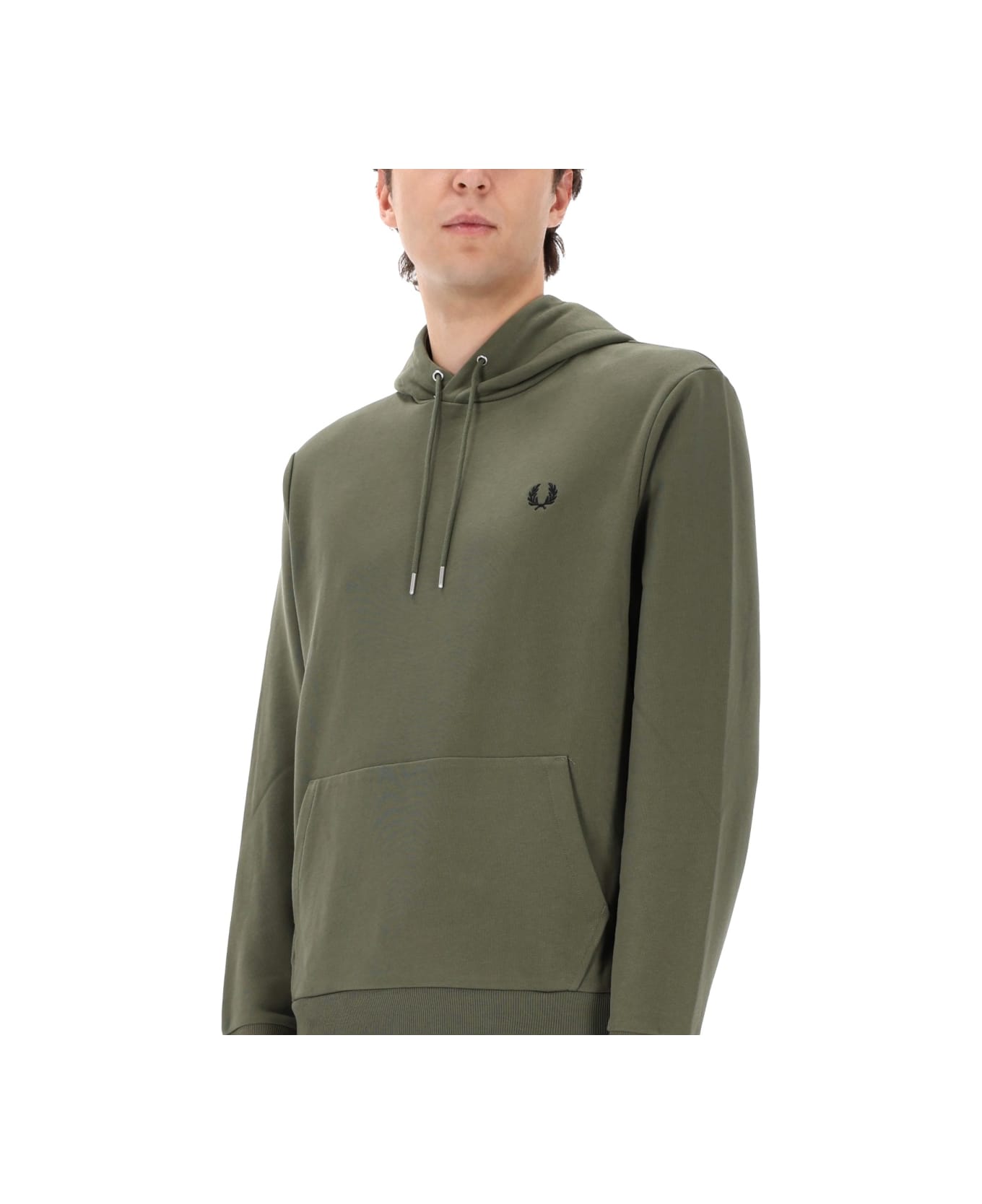 Fred Perry Hoodie - GREEN