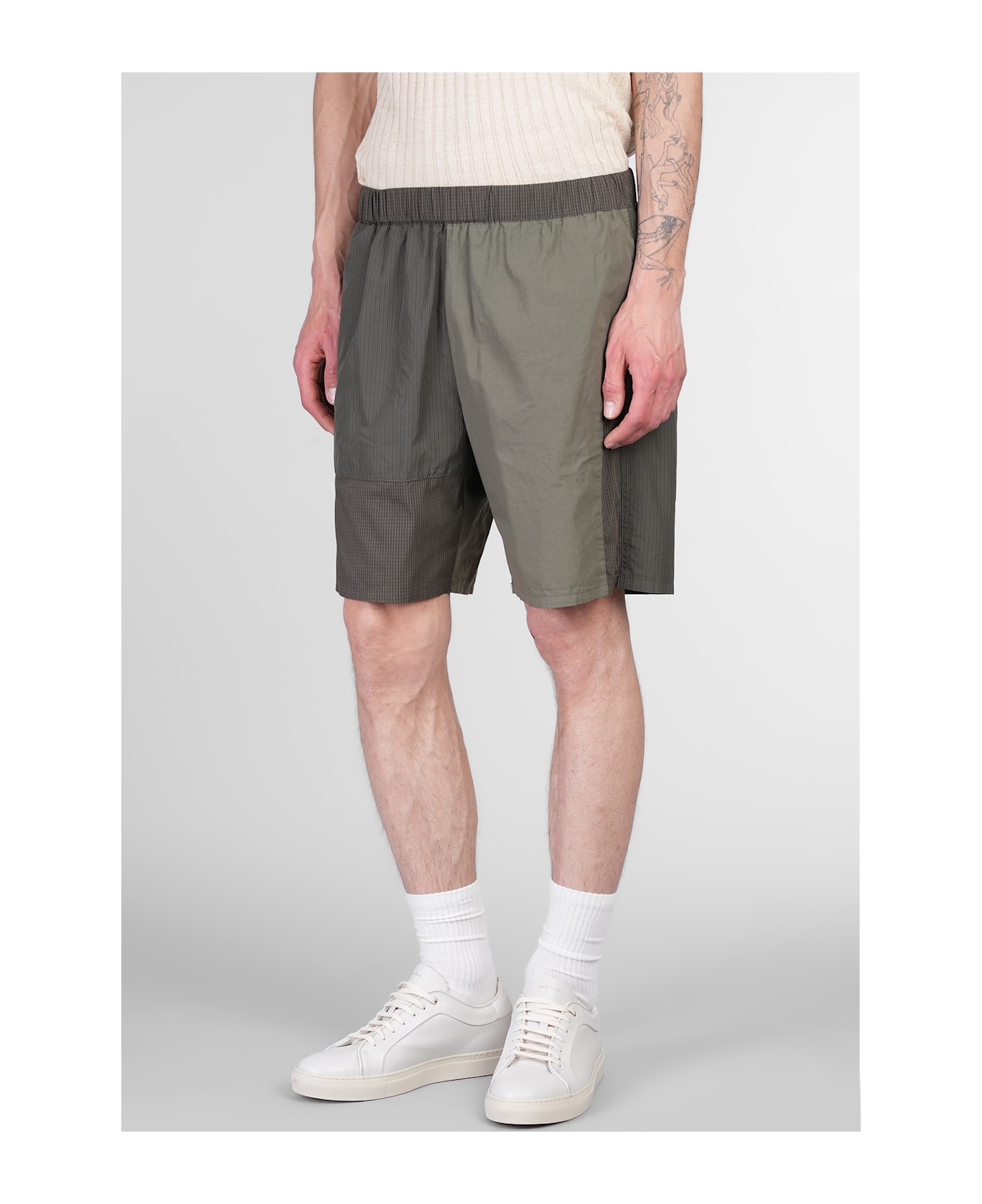 Mauro Grifoni Shorts In Green Cotton - green