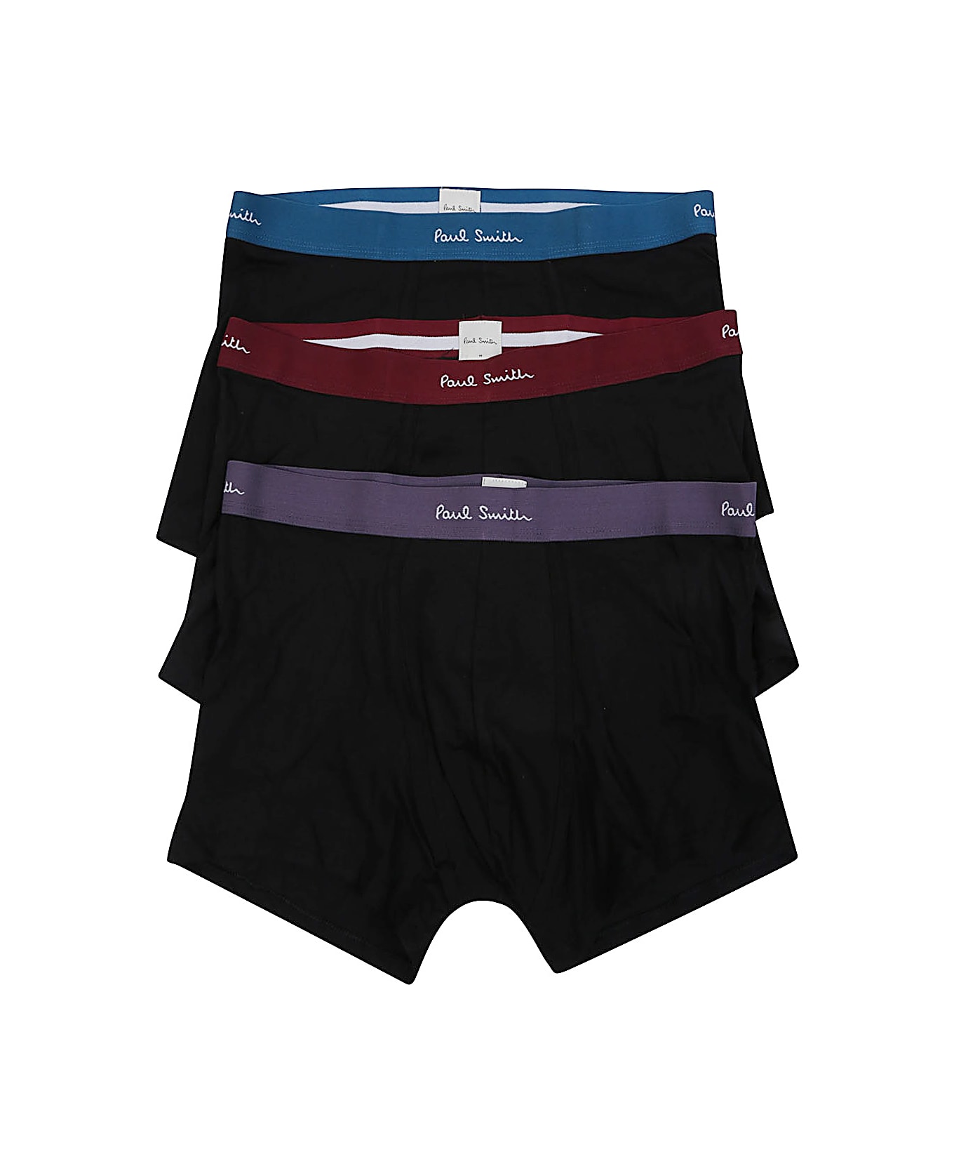 Paul Smith Logo Boxers - 3 Pack - Black