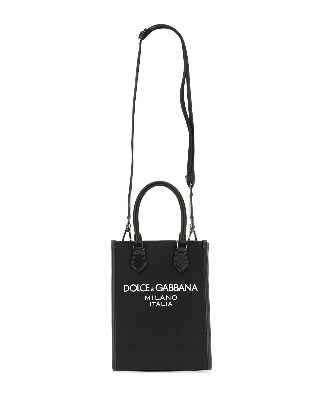 Dolce & Gabbana Small Bag With Logo - Nero