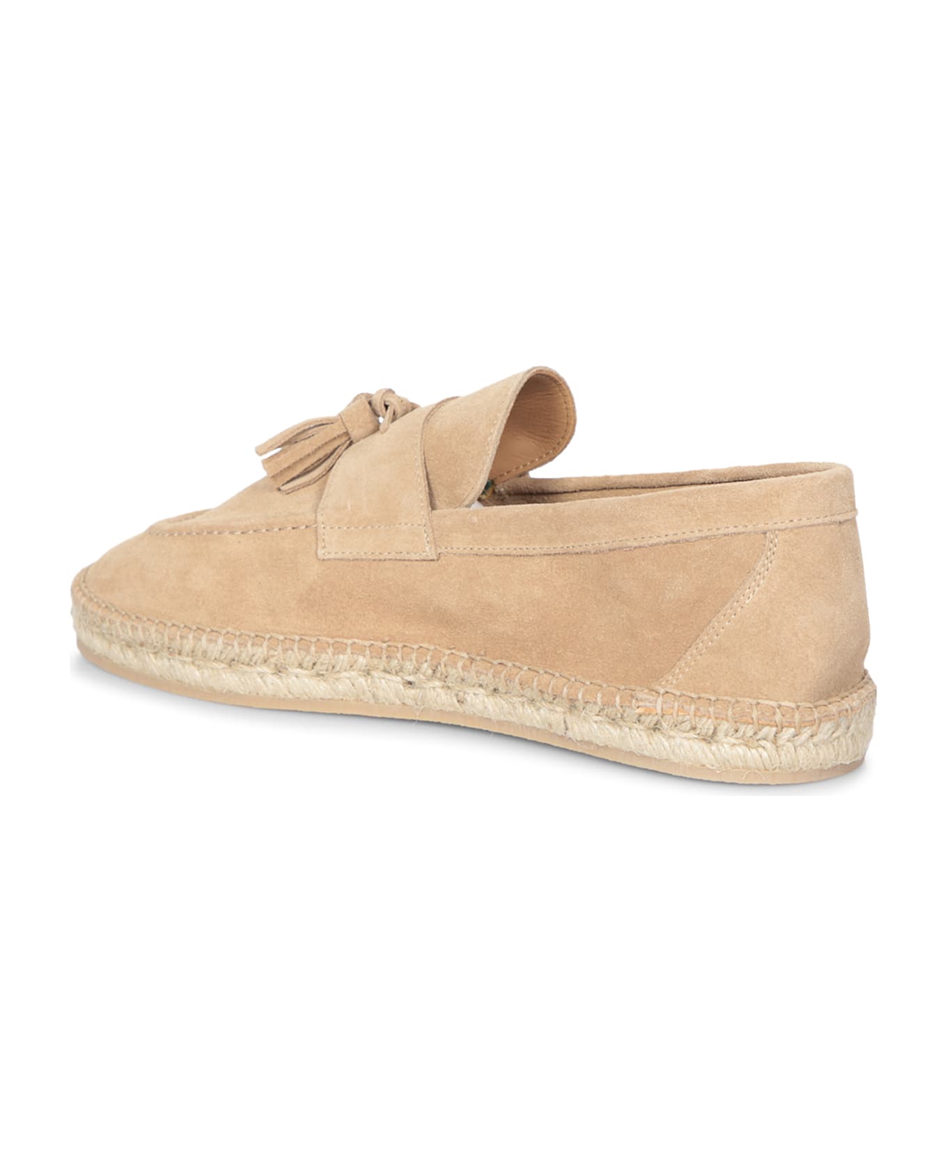 Lardini Beige Suede Espadrilles - Beige