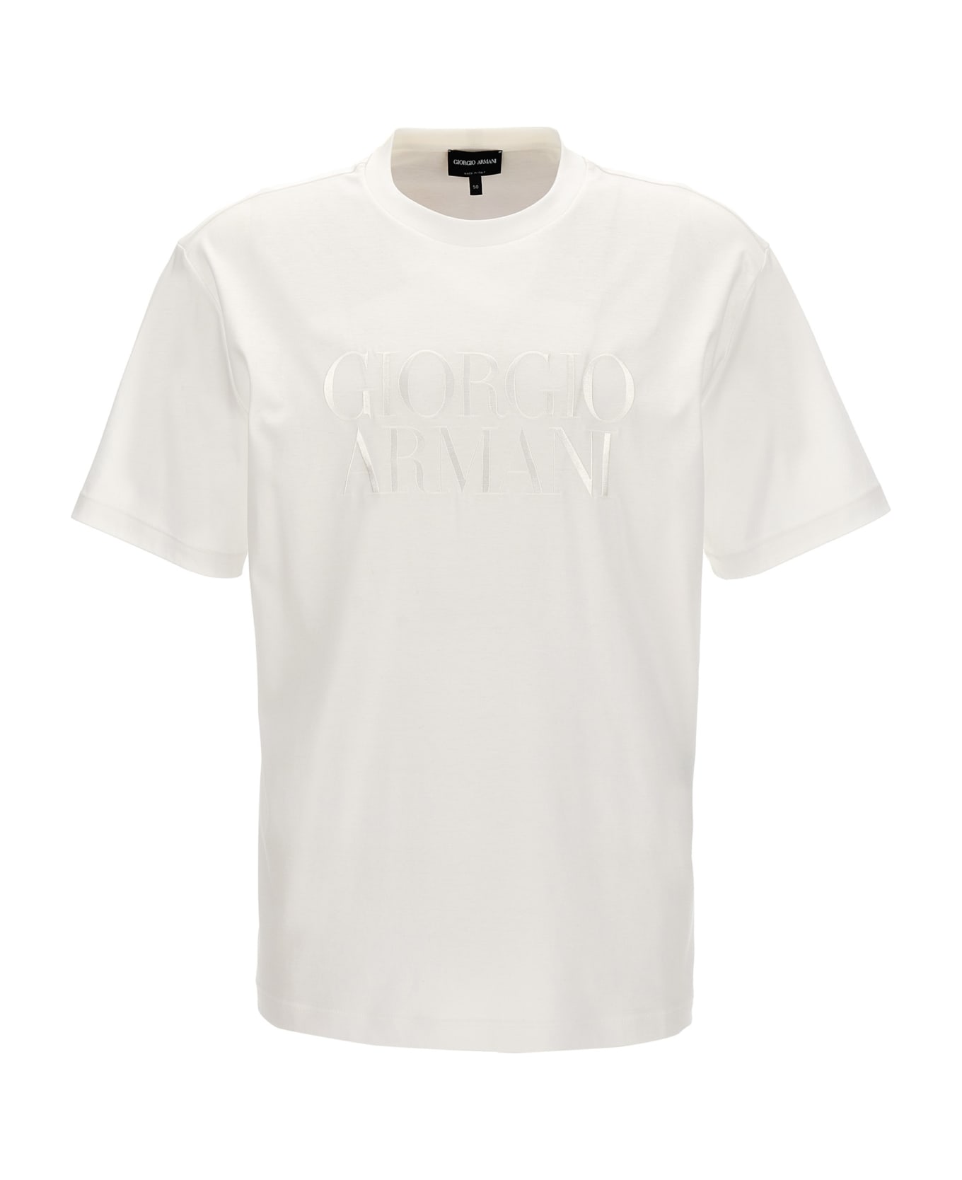 Giorgio Armani Logo T-shirt - White