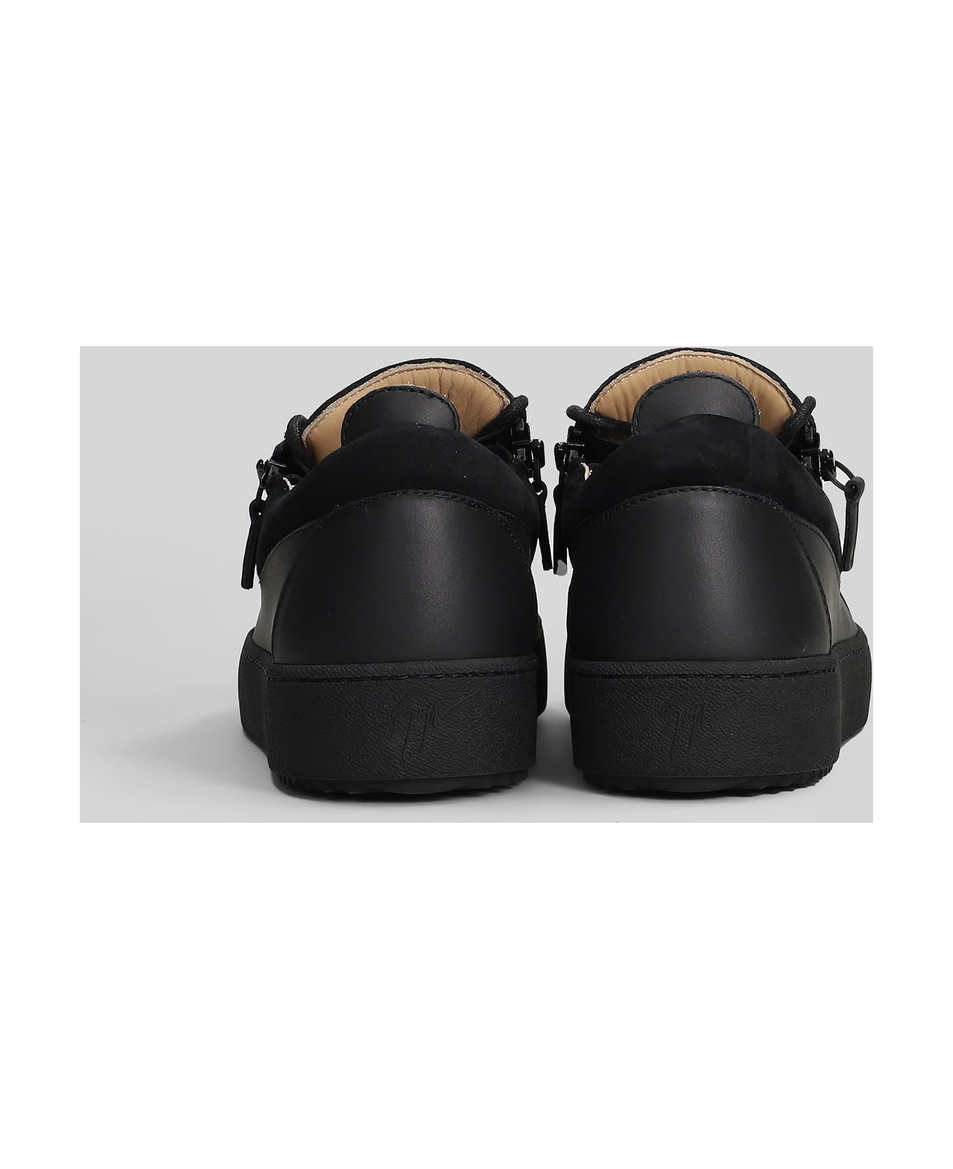 Giuseppe Zanotti Gz94 Sneakers In Black Leather - black