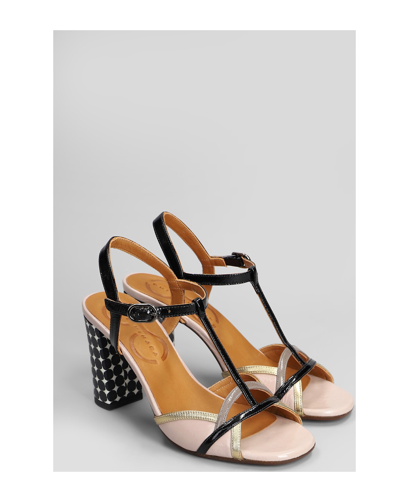 Chie Mihara Bejo Sandals In Black Leather - black