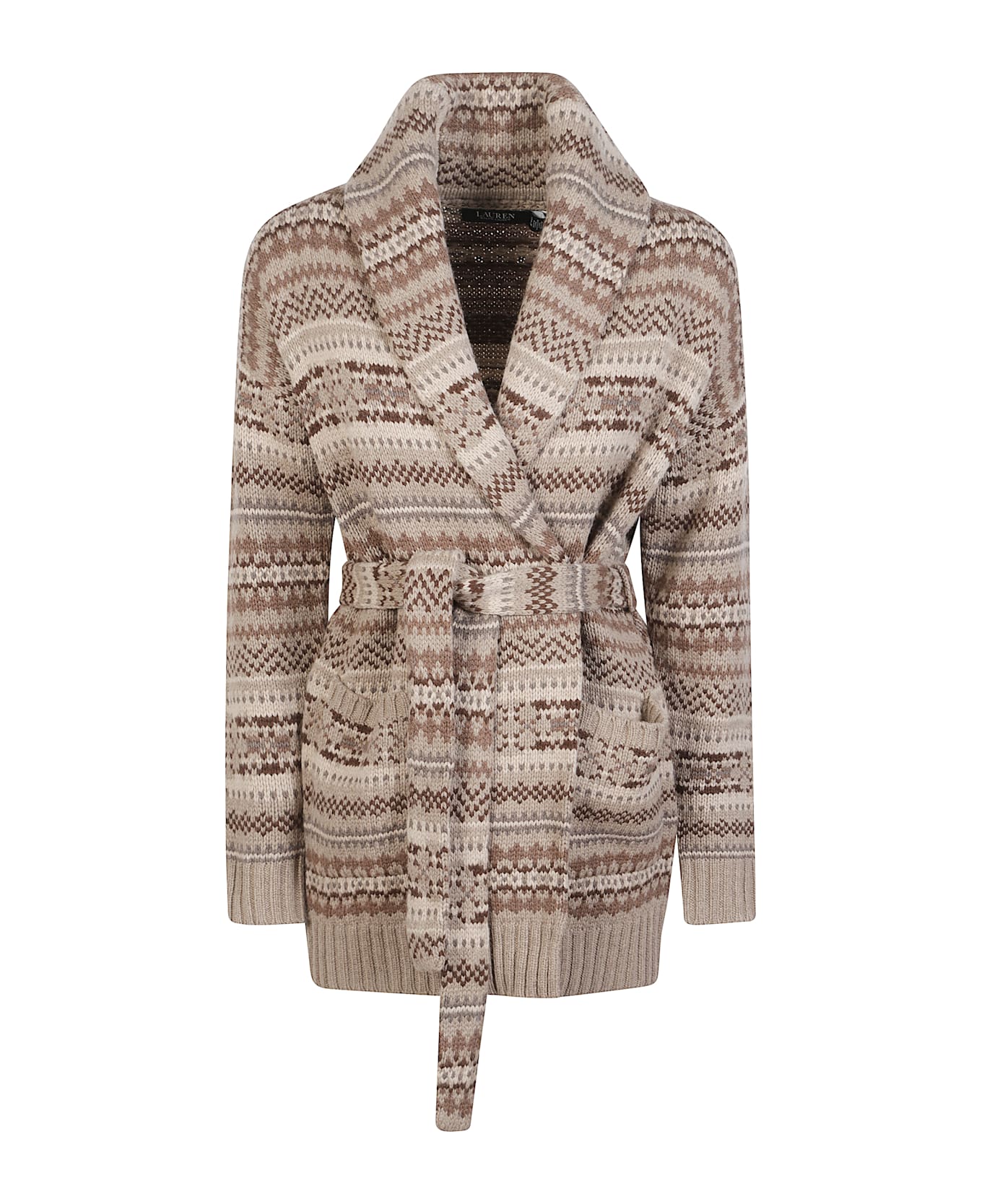 Ralph Lauren Cardigan With Belt - MultiColour