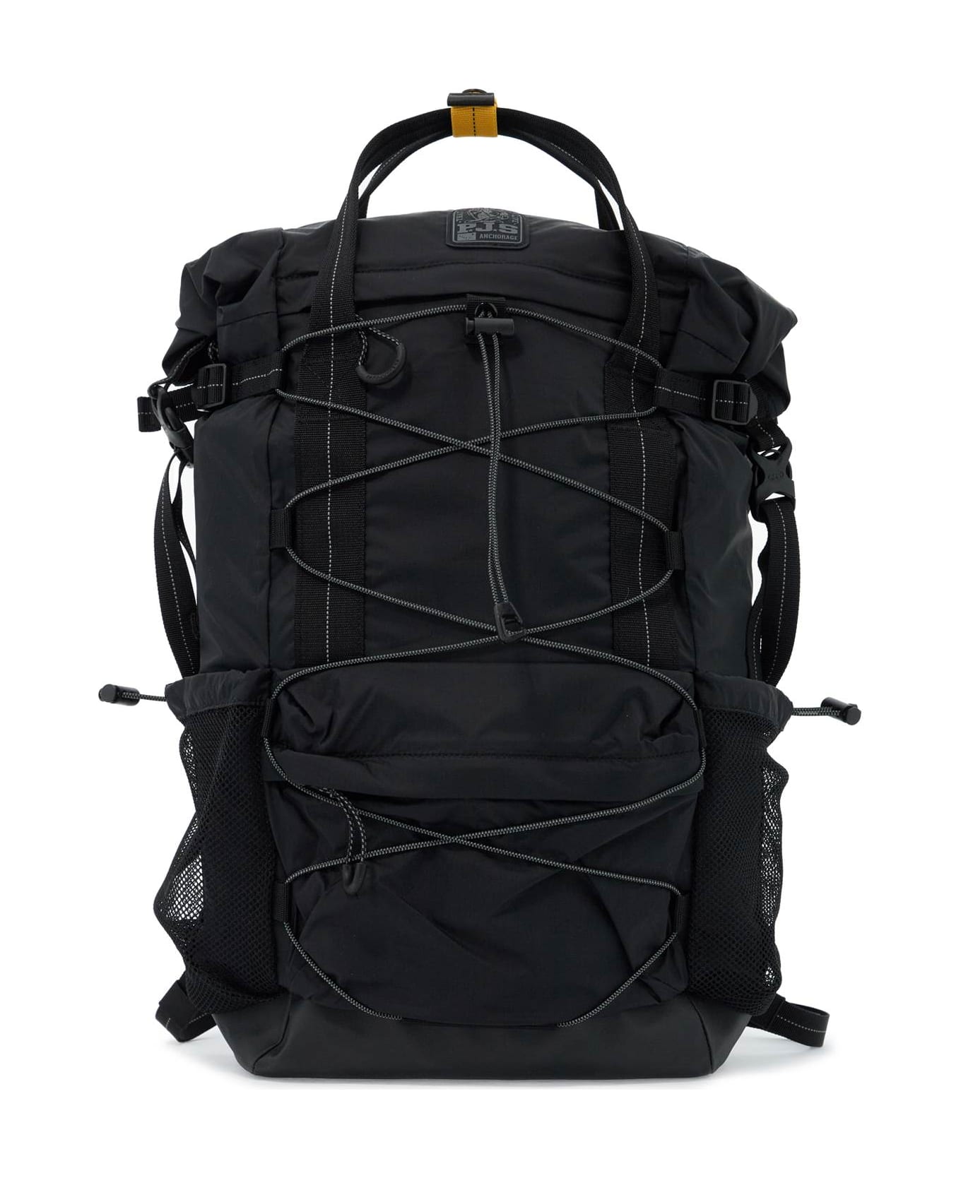 Parajumpers Nylon Roll-up Backpack For - BLACK (Black)