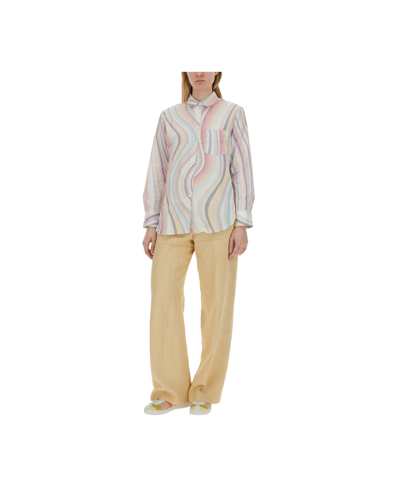 PS by Paul Smith 'faded Swirl' Shirt - MULTICOLOUR