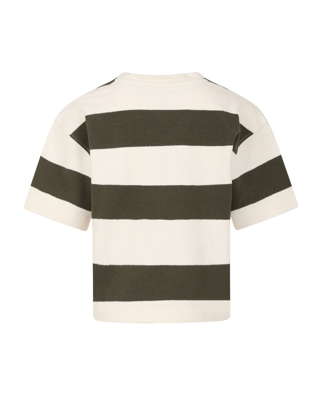 Bellerose Multicolor Striped T-shirt For Boy - Multicolor