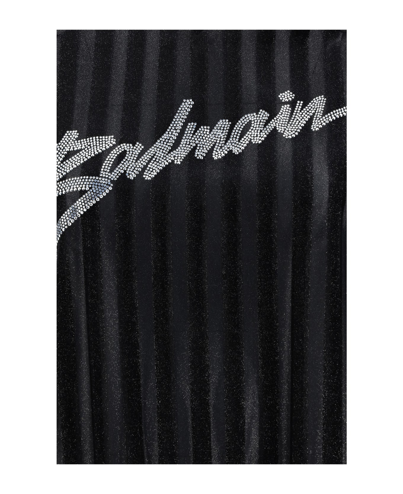 Balmain Turtleneck Sweater - Noir/argent ニットウェア