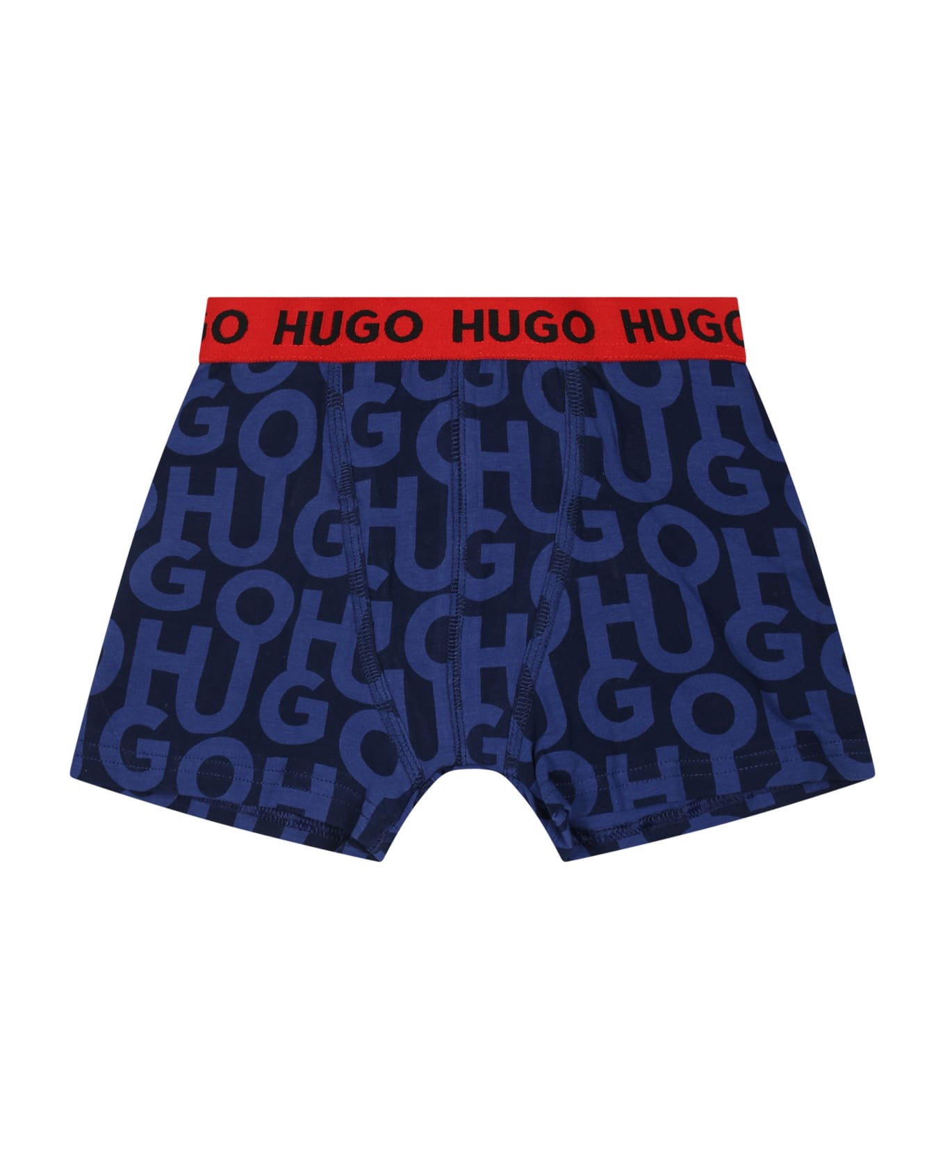 Hugo Boss Multicolor Set For Boy With Logo - Multicolor アンダーウェア