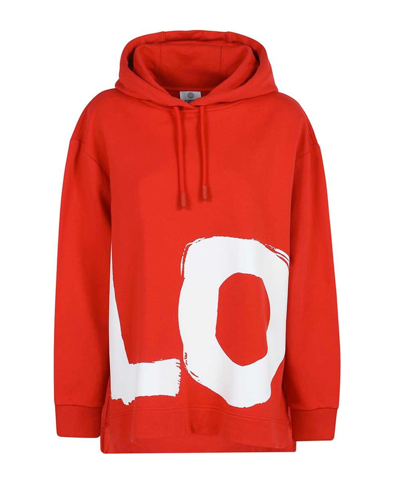 Burberry Love Hooded Sweatshirt - Red