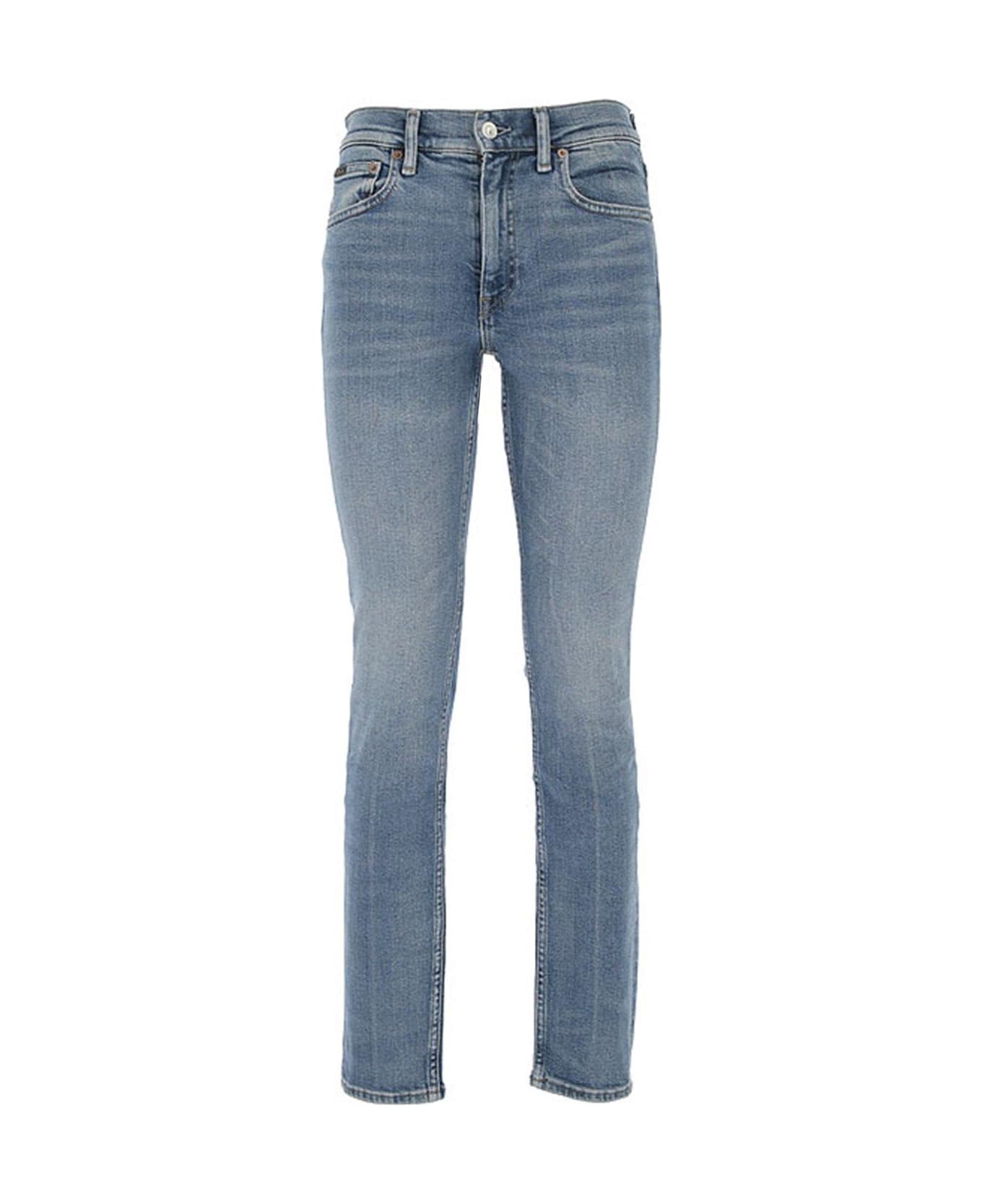 Polo Ralph Lauren Whiskering Effect Slim-cut Jeans Jeans - BLEU デニム