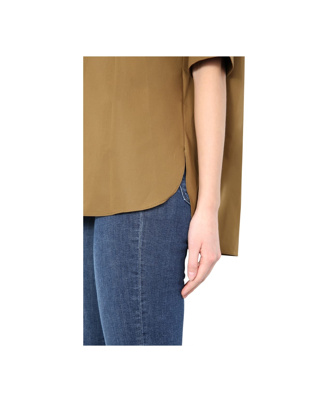 Aspesi Oversize Fit Shirt - BROWN