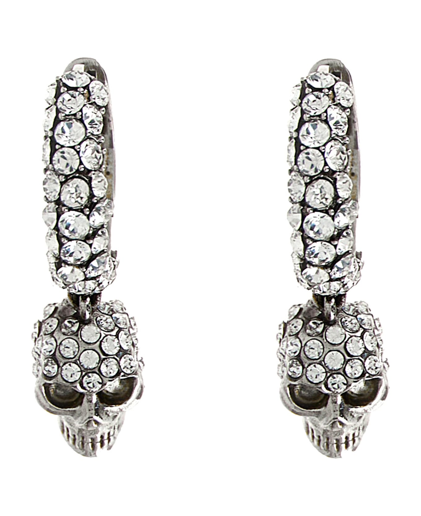 Alexander McQueen Skull Earrings - Silver