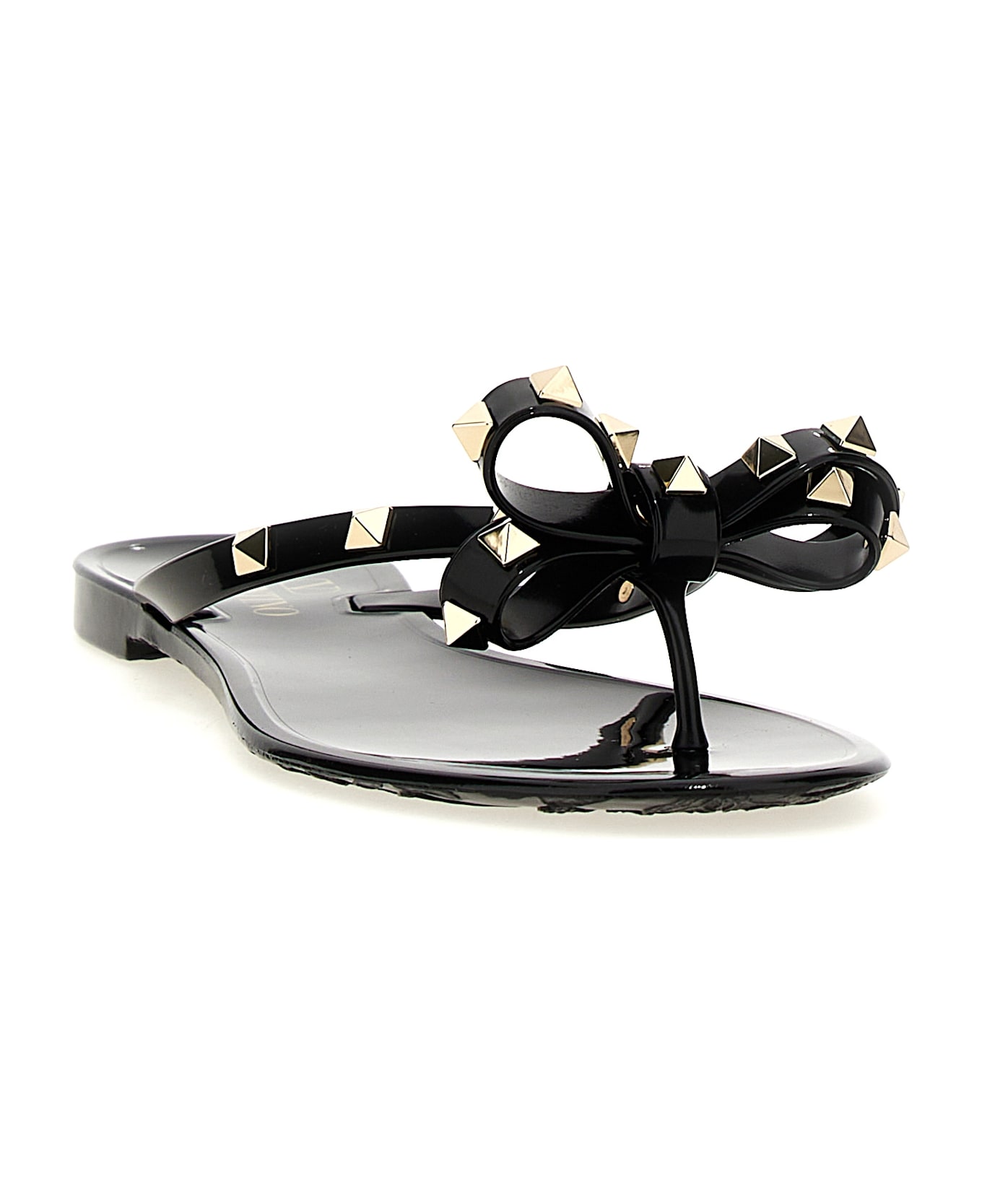 Valentino Garavani 
pm Thong Rockstud
 Sandals - Black  
