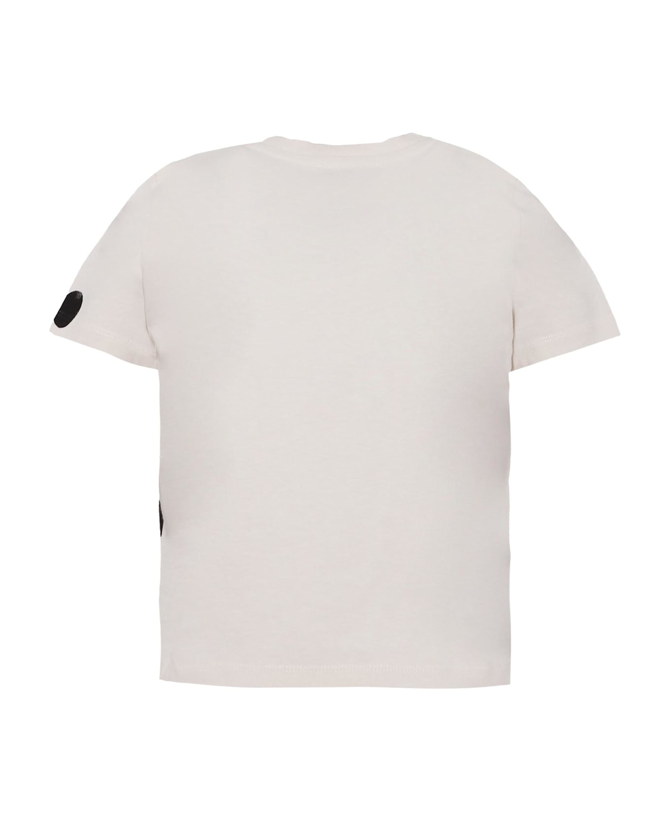 Bonpoint Ivory T-shirt For Girl With Print - Ivory
