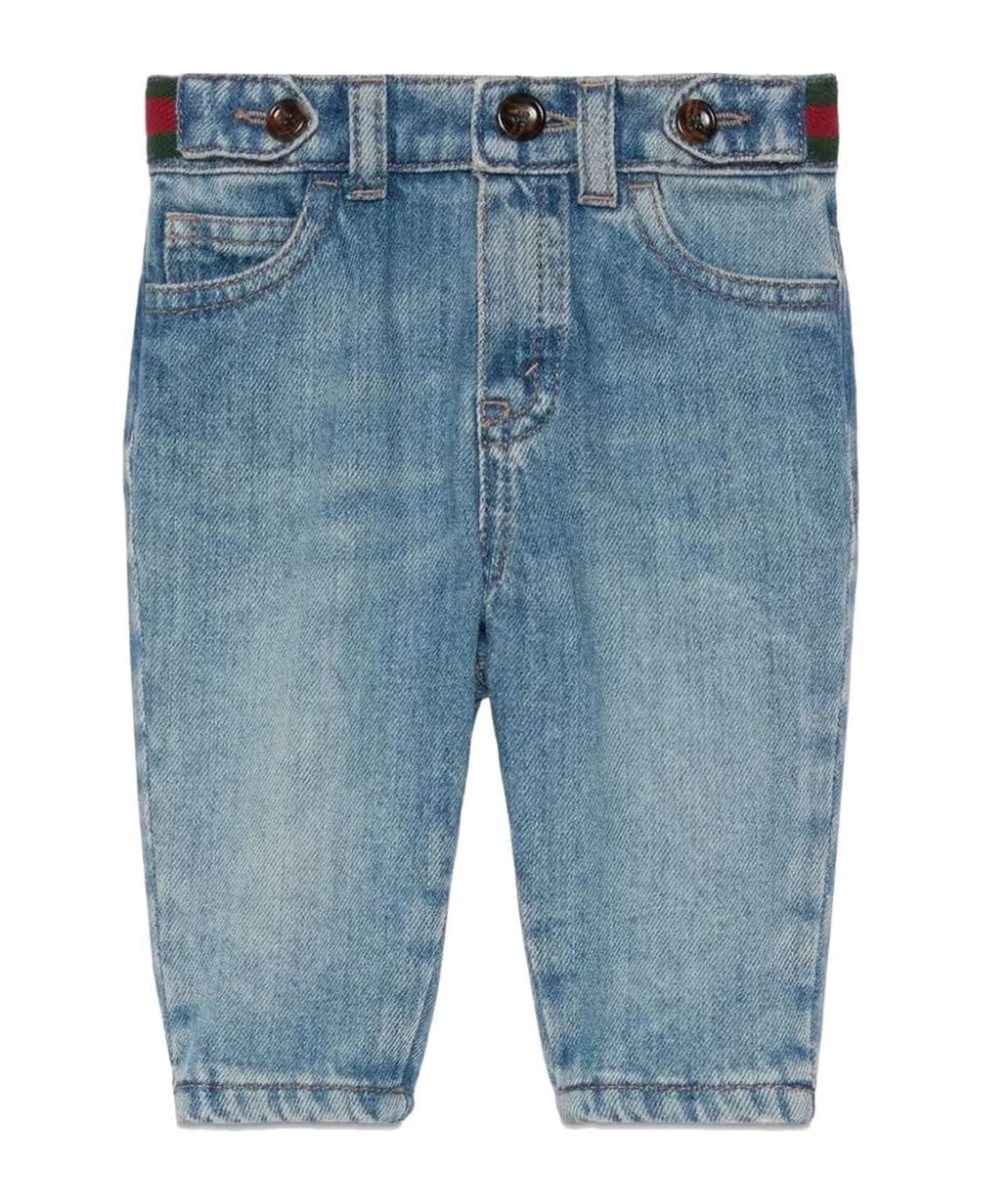 Gucci Kids Jeans Blue - Blue ボトムス