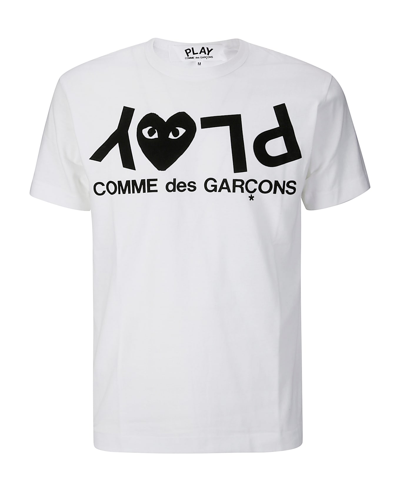 Comme des Garçons Play T-shirt Logo Print - WHITE