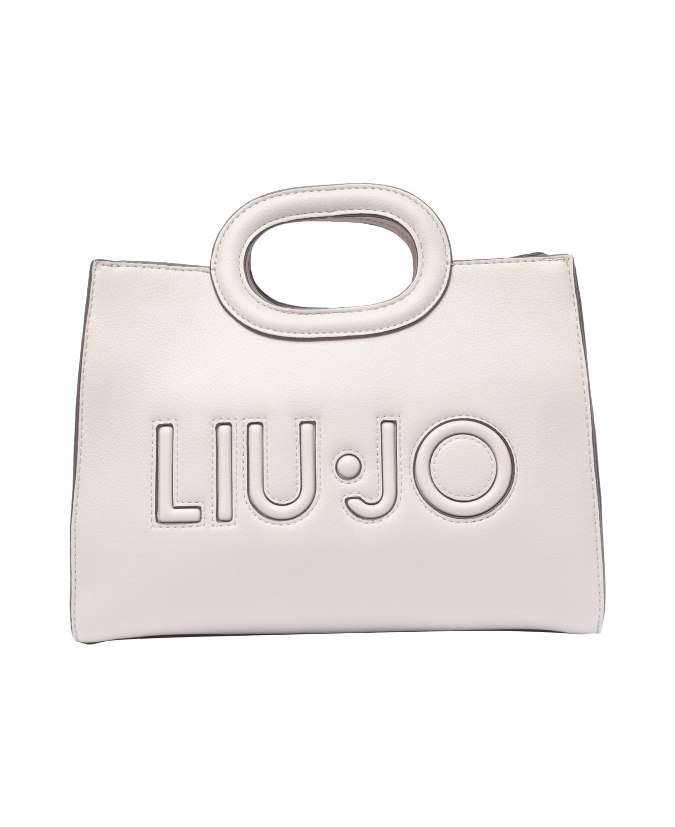 Liu-Jo Small Logo Tote Bag - Beige