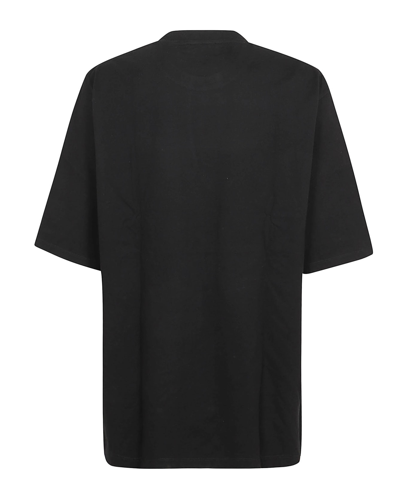 Balmain Main Lab - Label T-shirt - Eab Noir Blanc