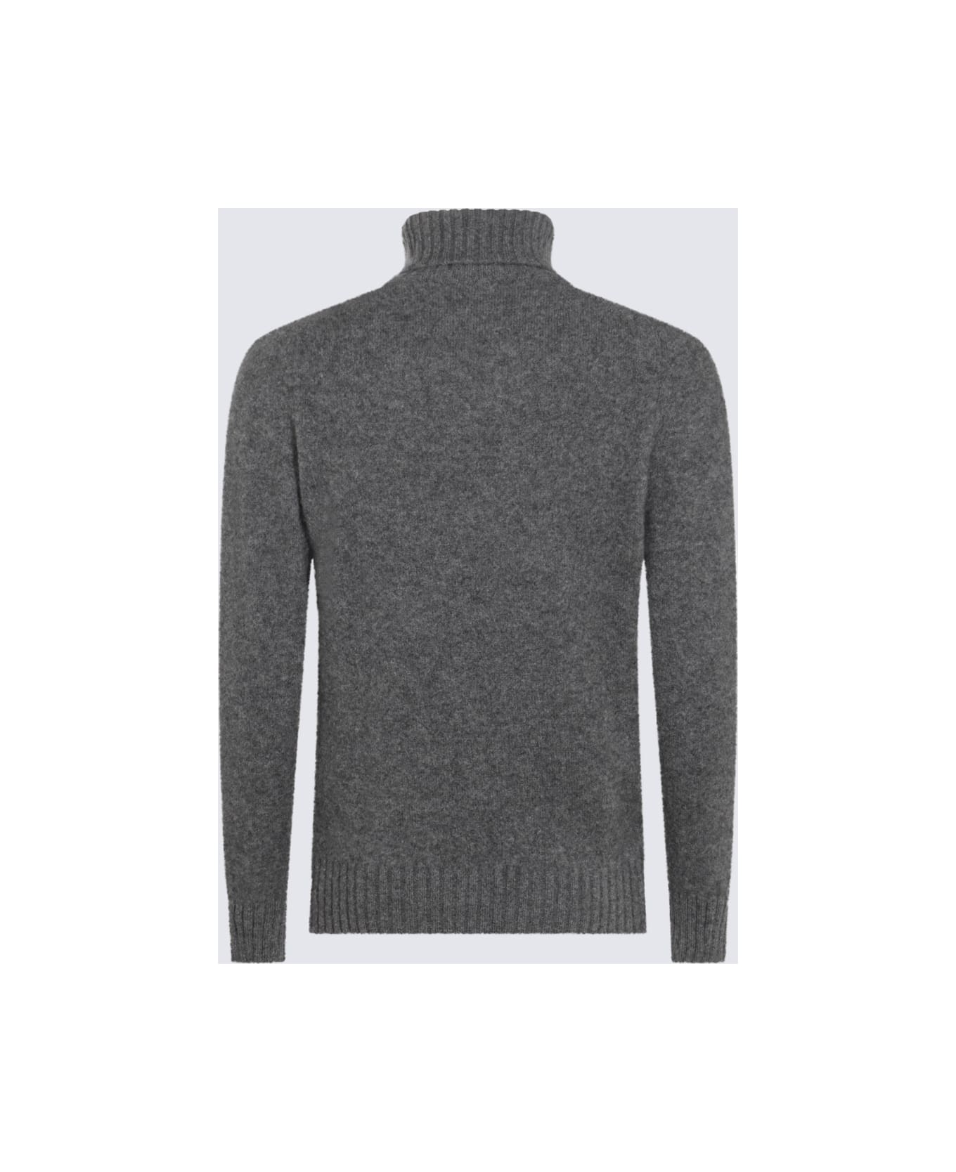 Piacenza Cashmere Grey Wool Knitwear - GRAPHITE