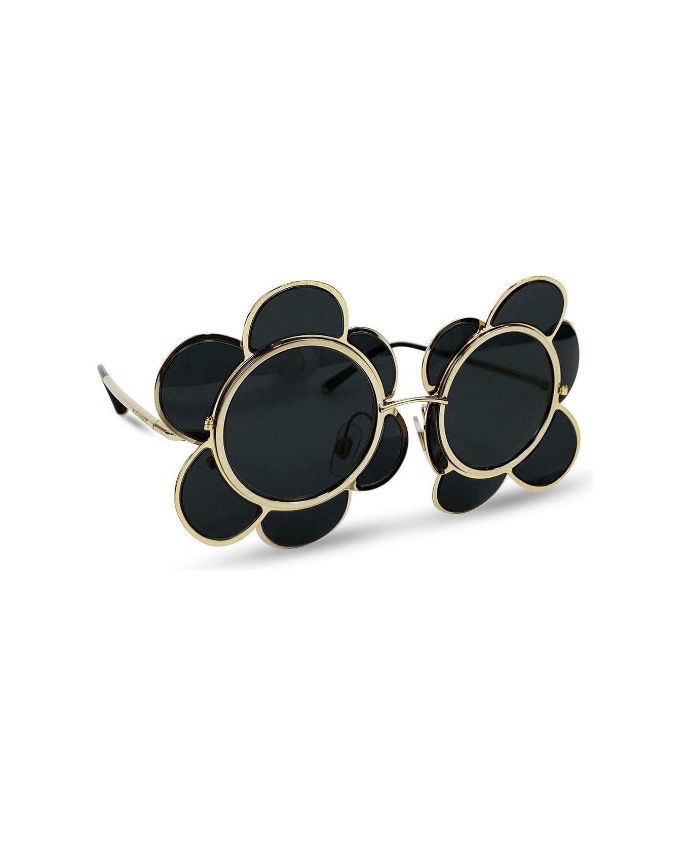 Dolce & Gabbana Special Edition Flower Sunglasses - Black